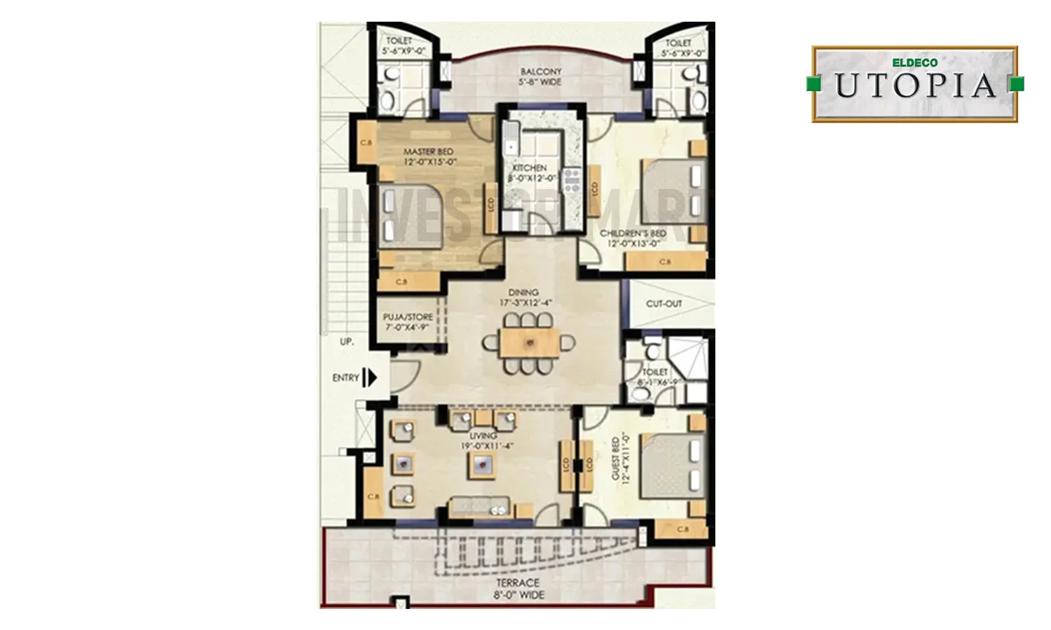 2045 Sqft