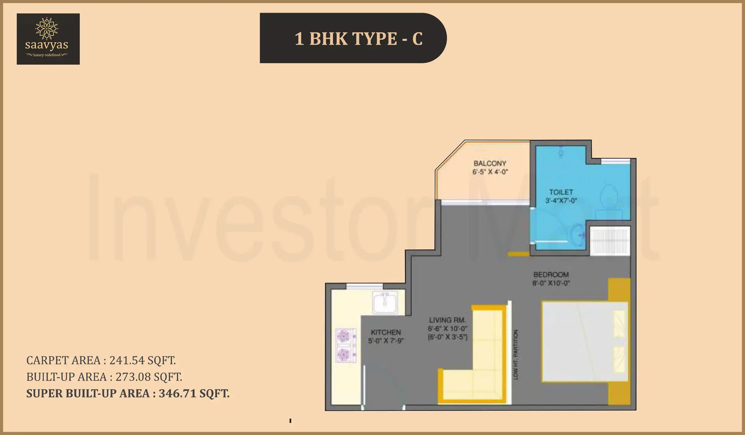 346 Sqft