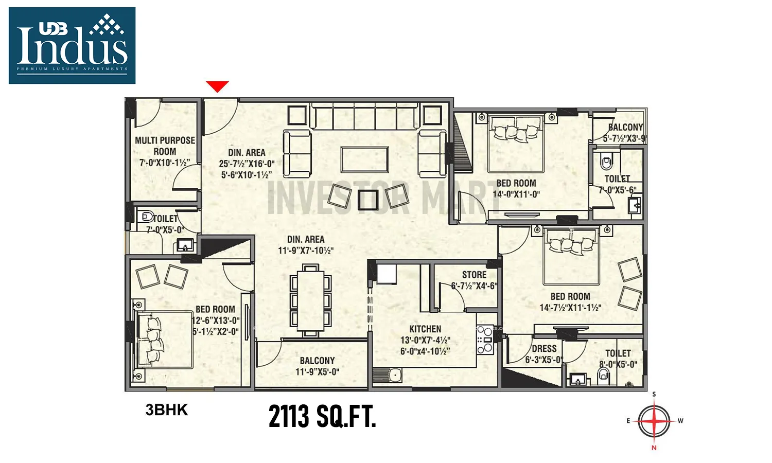 2113 Sqft