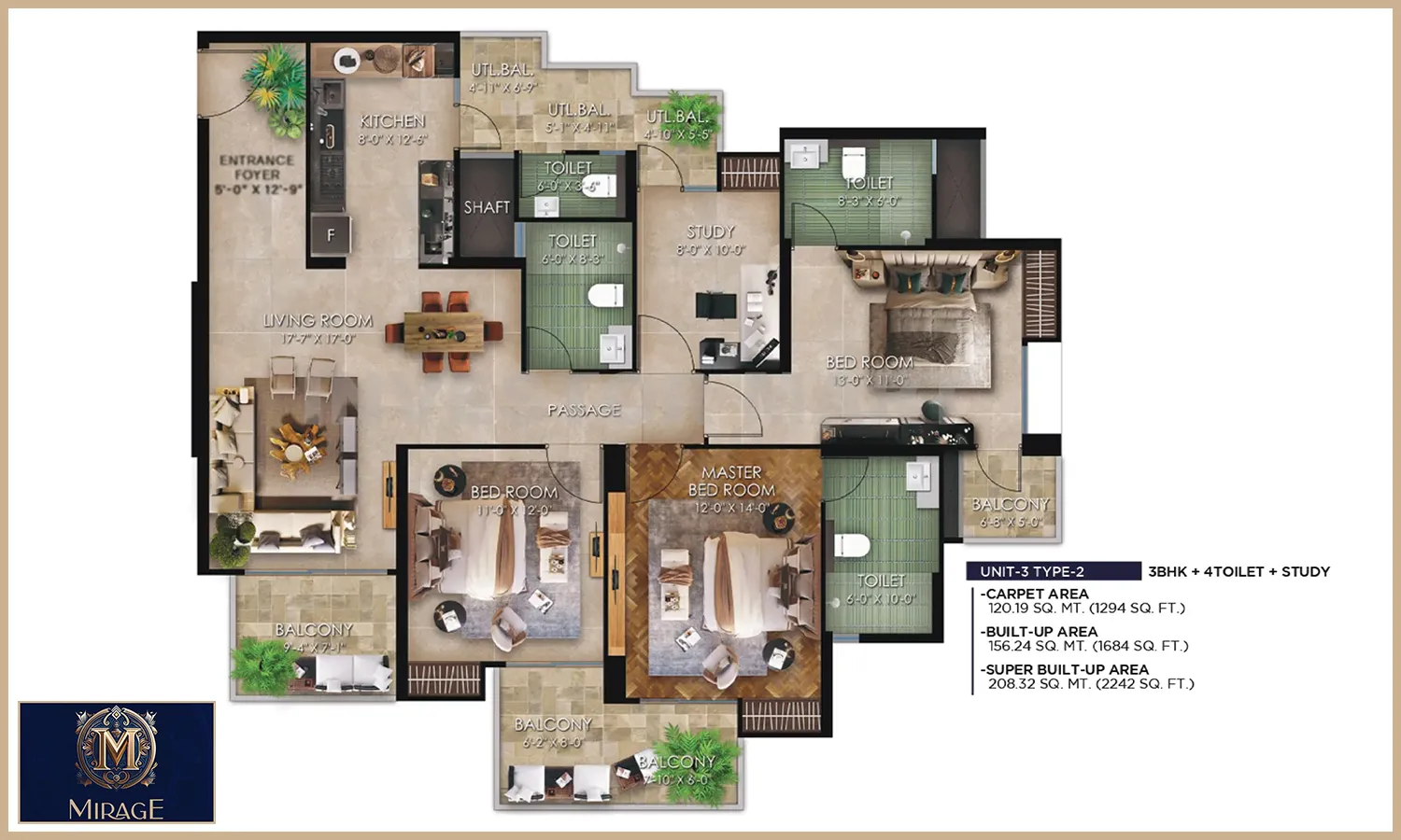 2242 Sqft