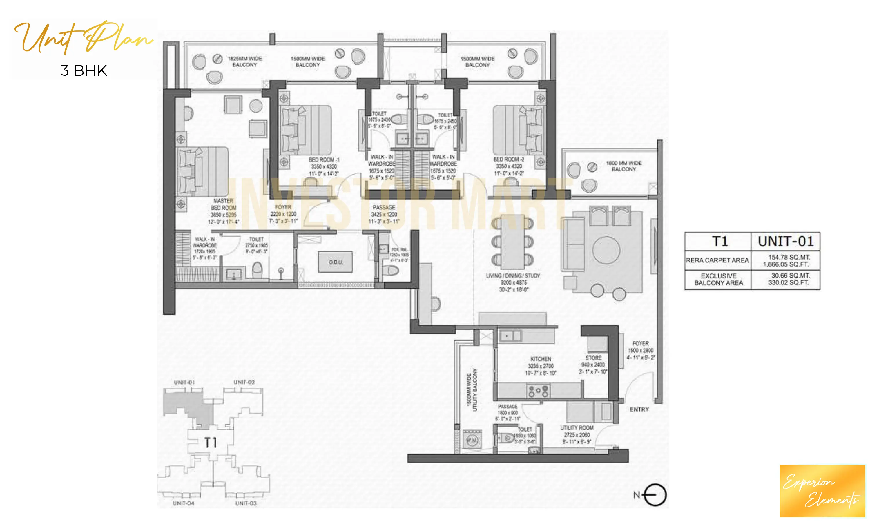 1666 Sqft