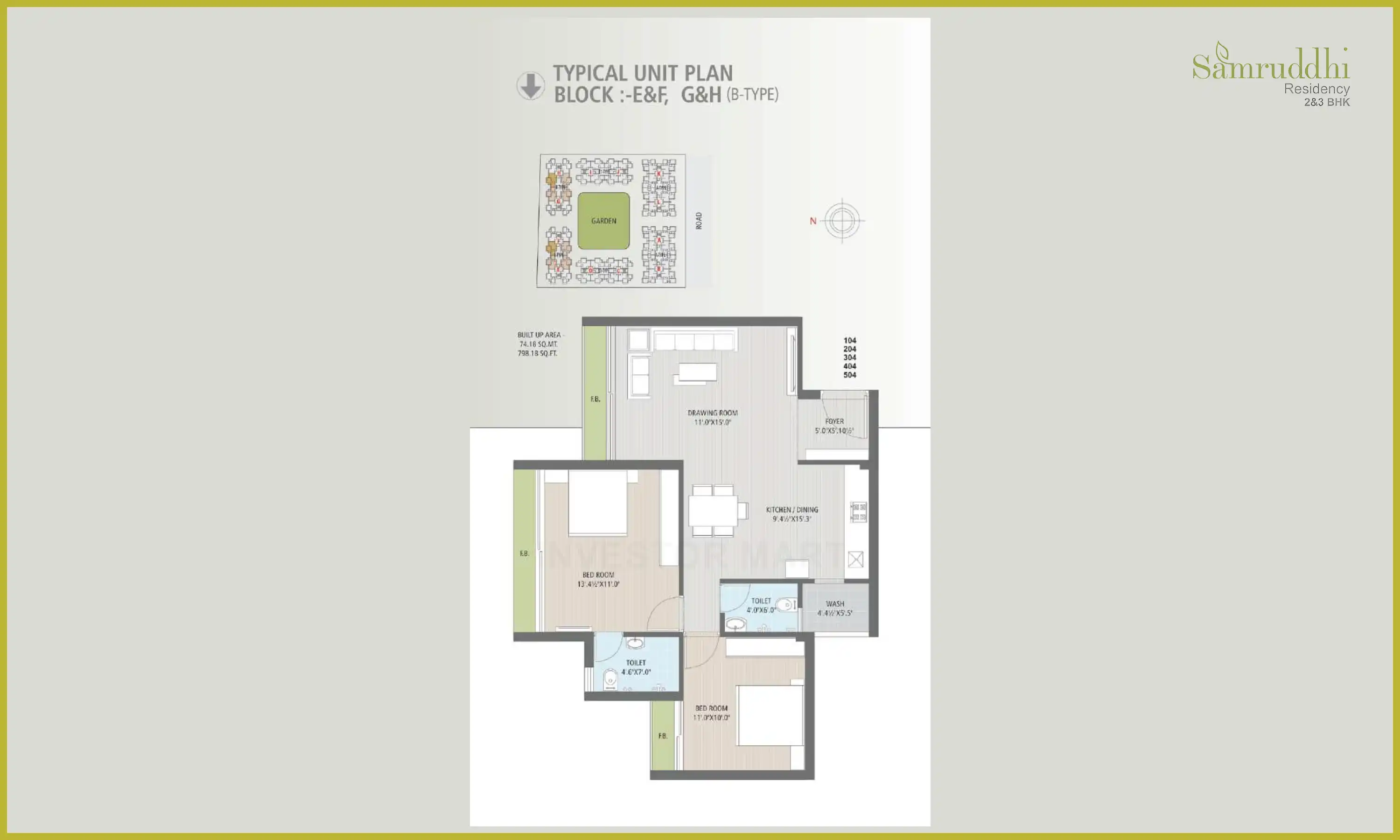 799 Sqft