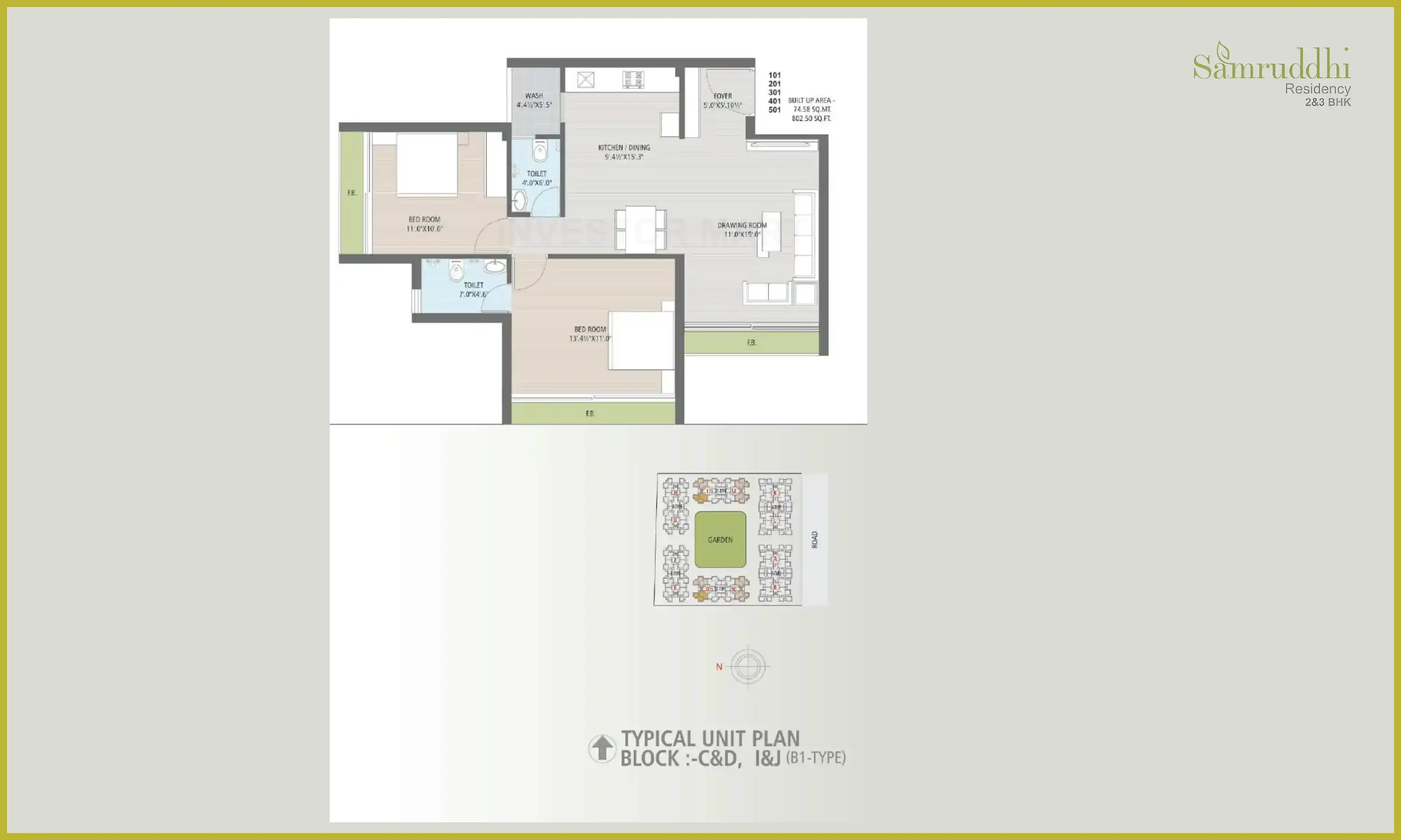 803 Sqft