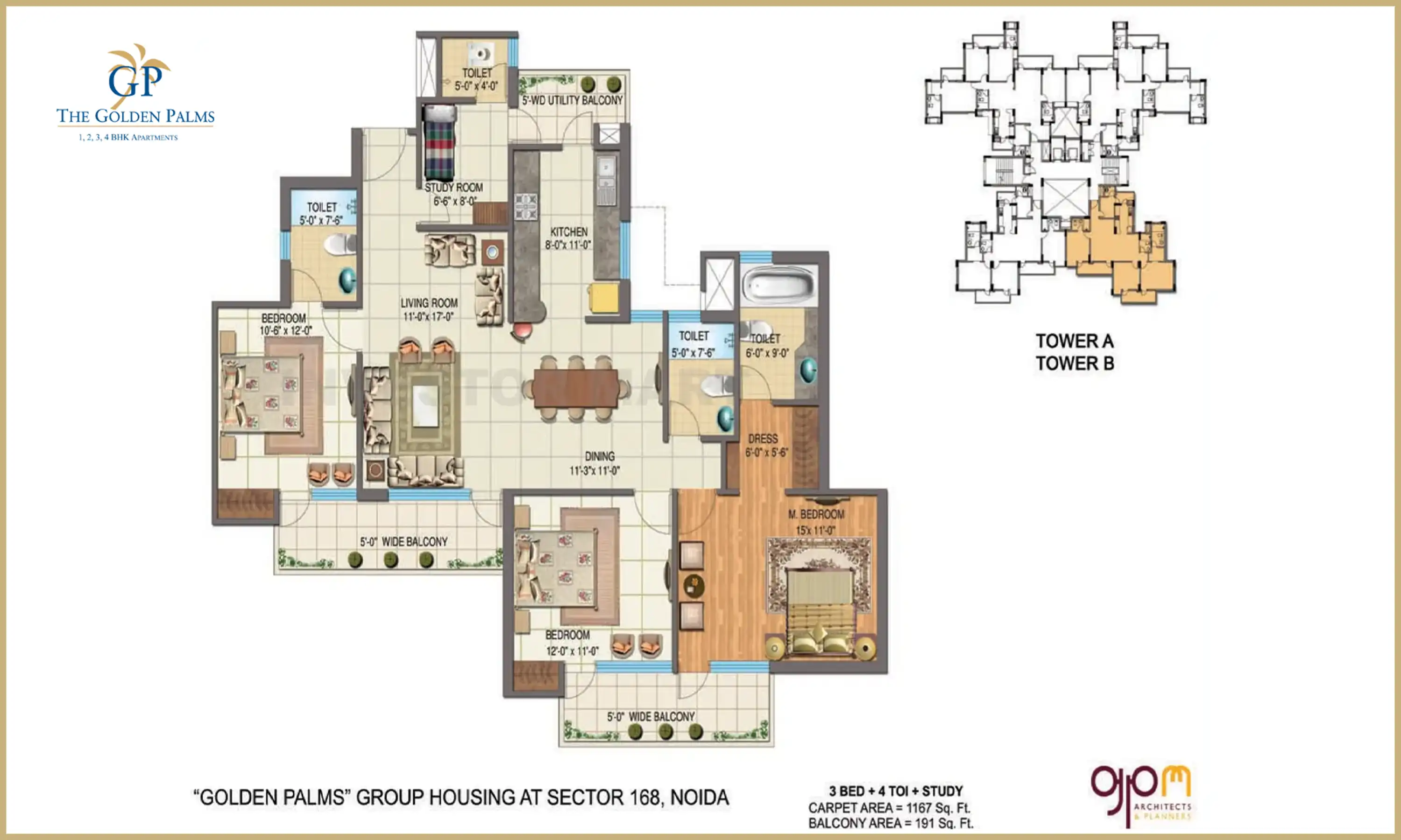 1358 Sqft