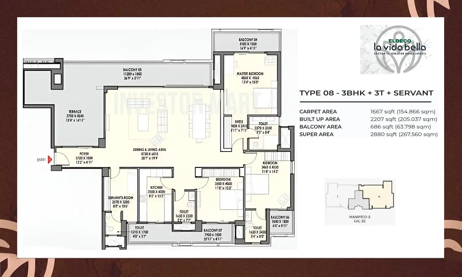 2880 Sqft