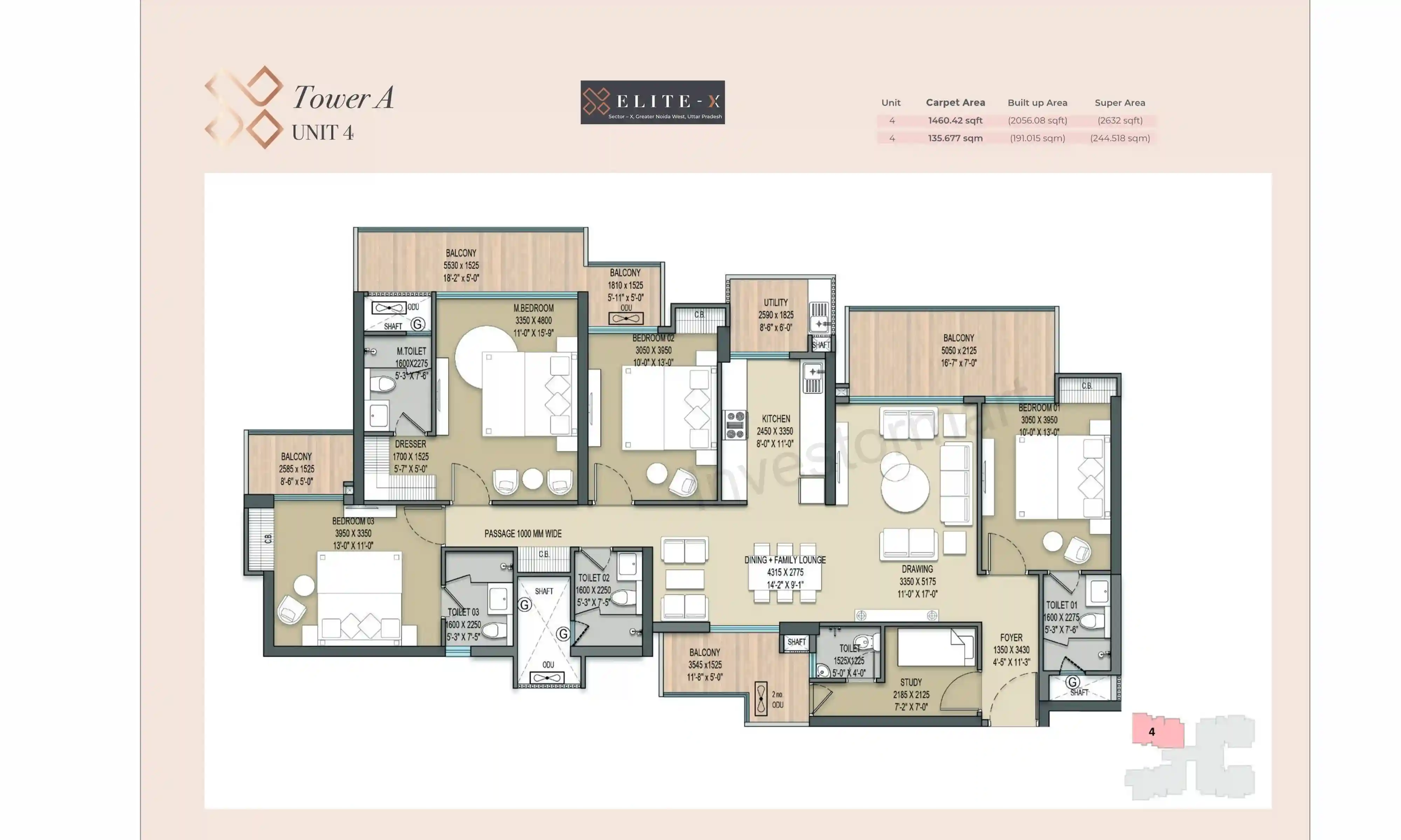 2632 Sqft