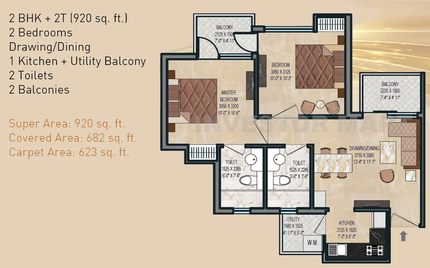 920 Sqft