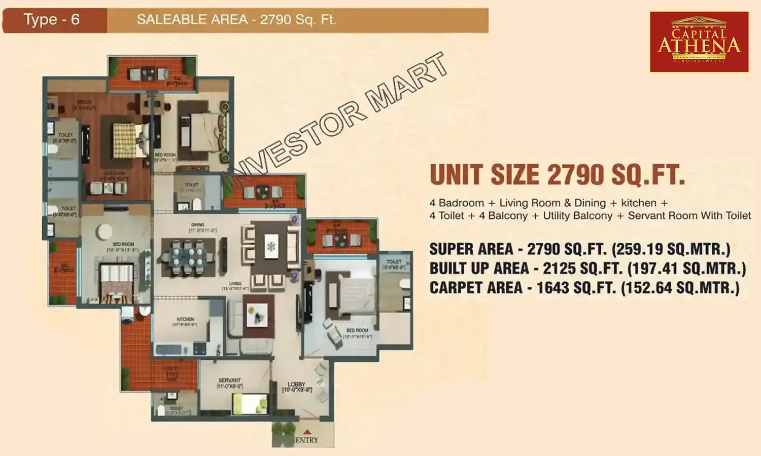 2790 Sqft