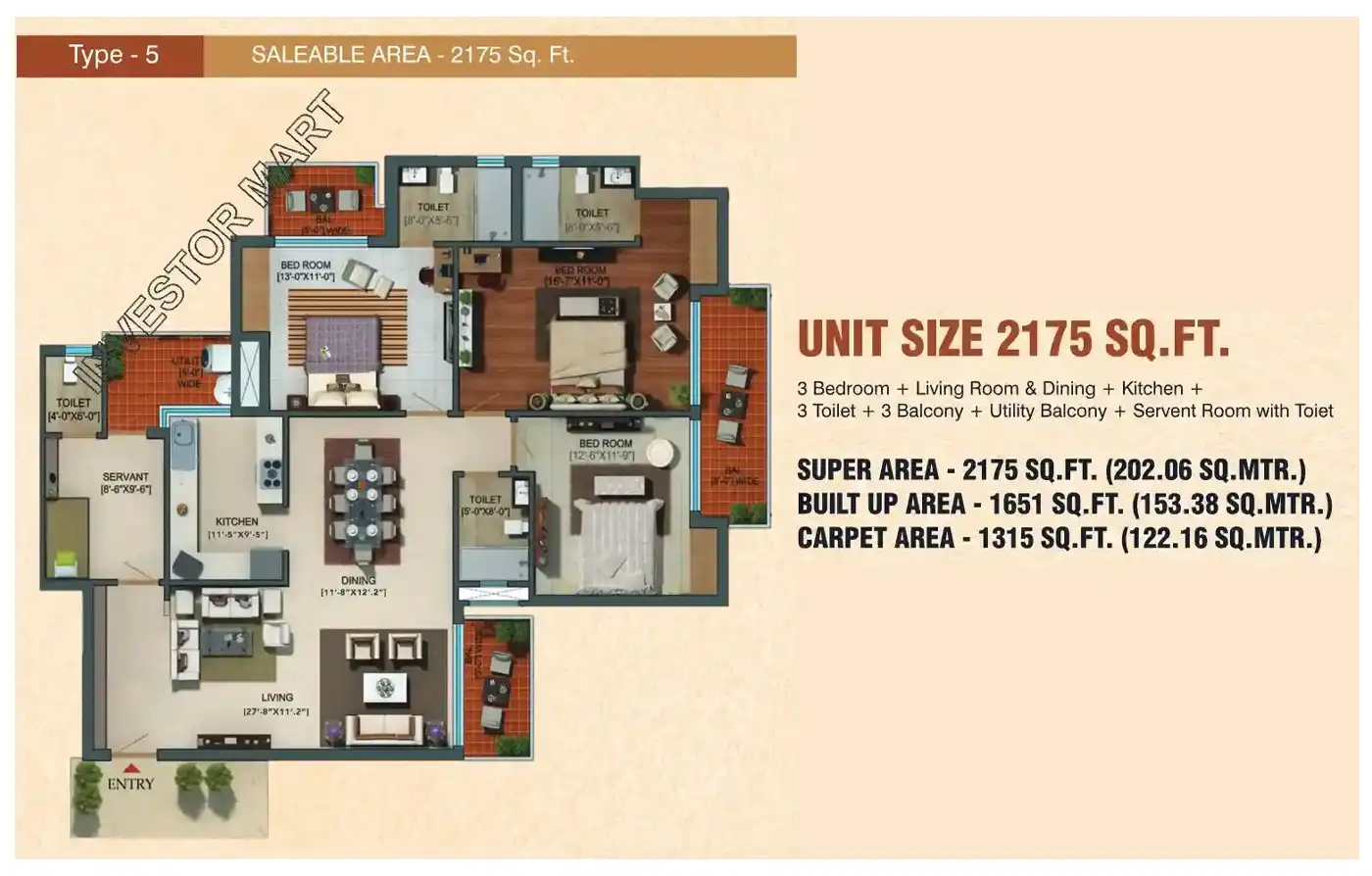 2175 Sqft