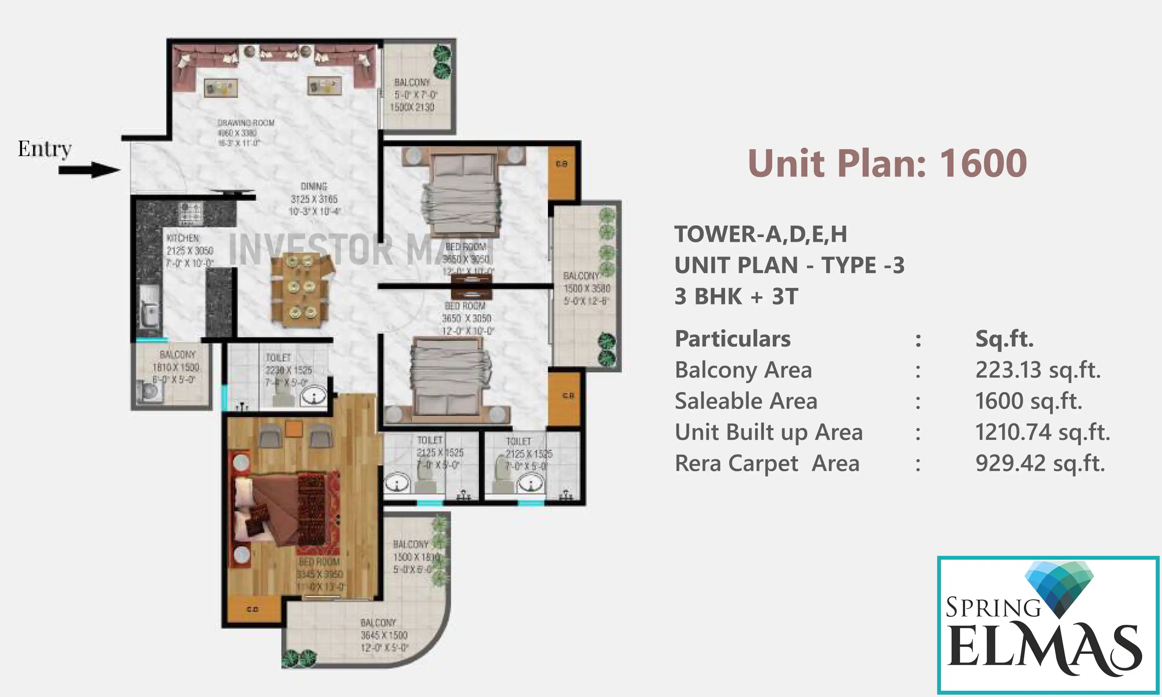 1600 Sqft