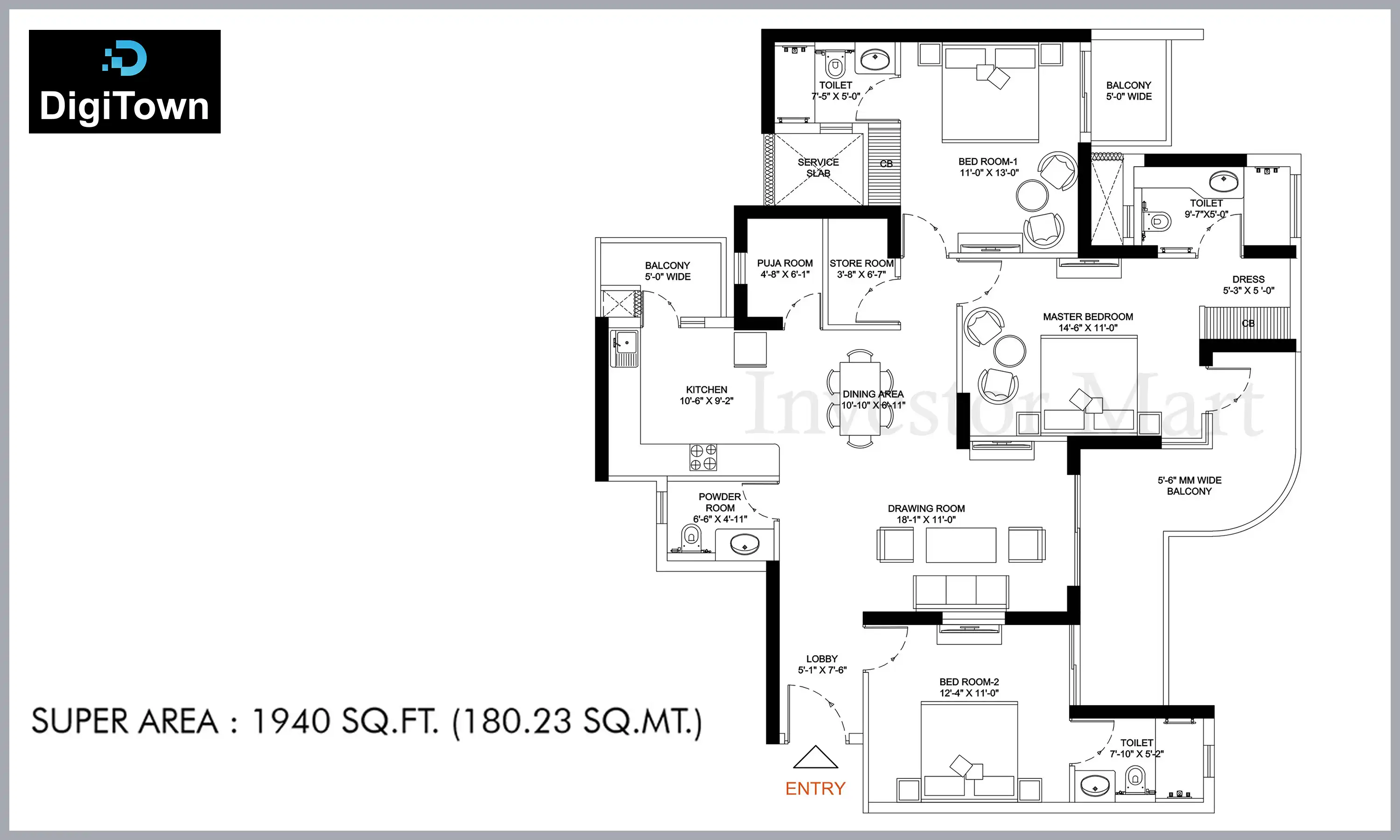 1940 Sqft