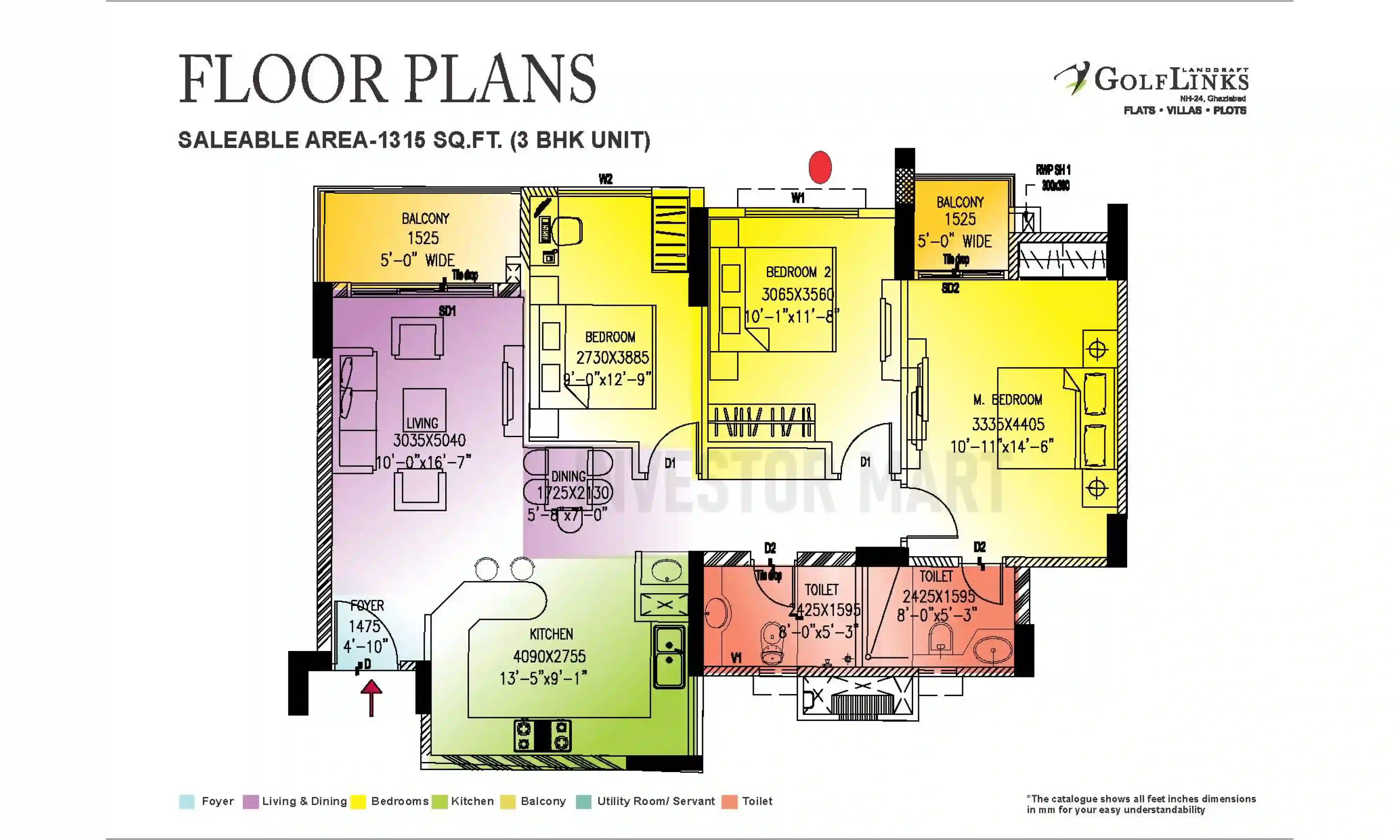 1315 Sqft