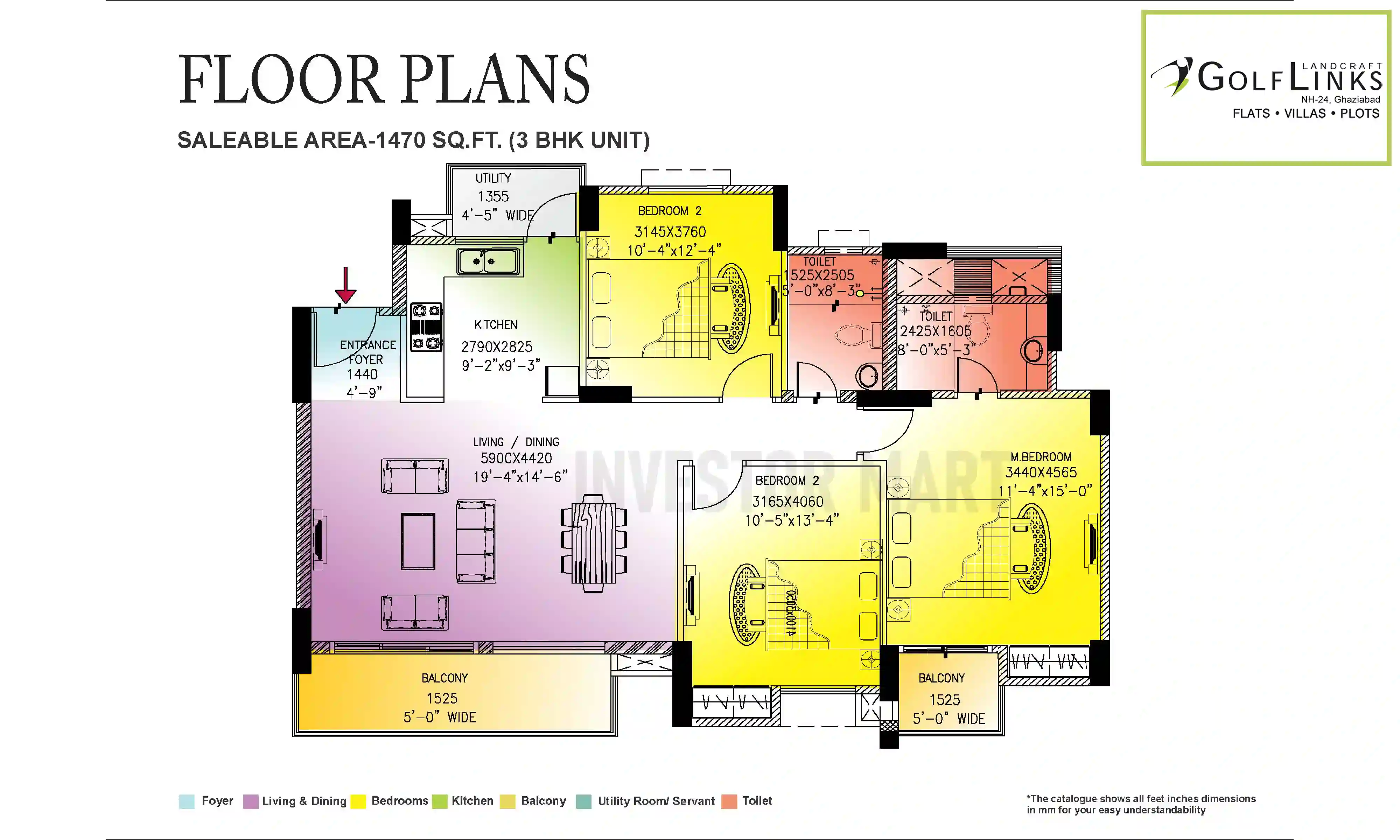 1470 Sqft