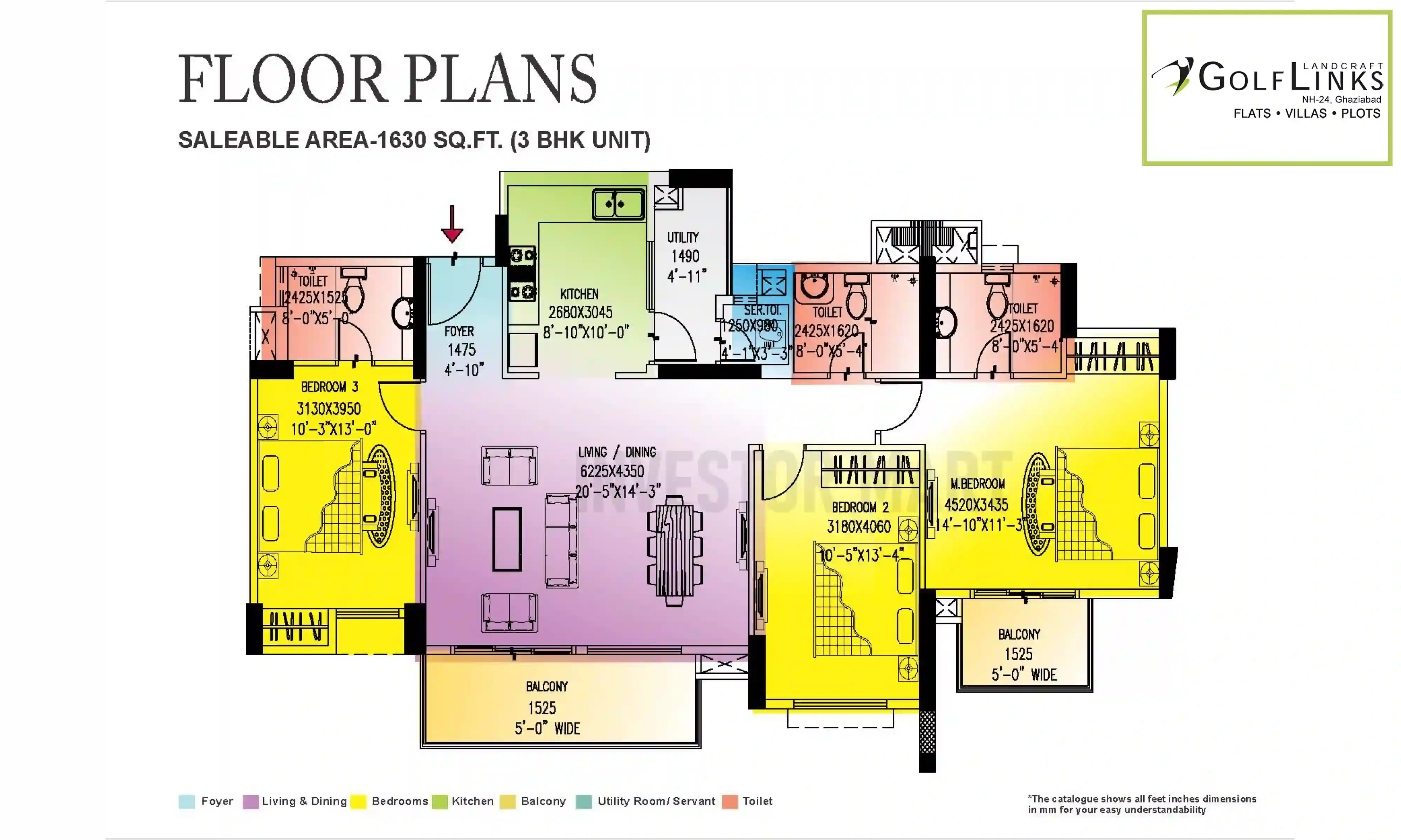 1630 Sqft