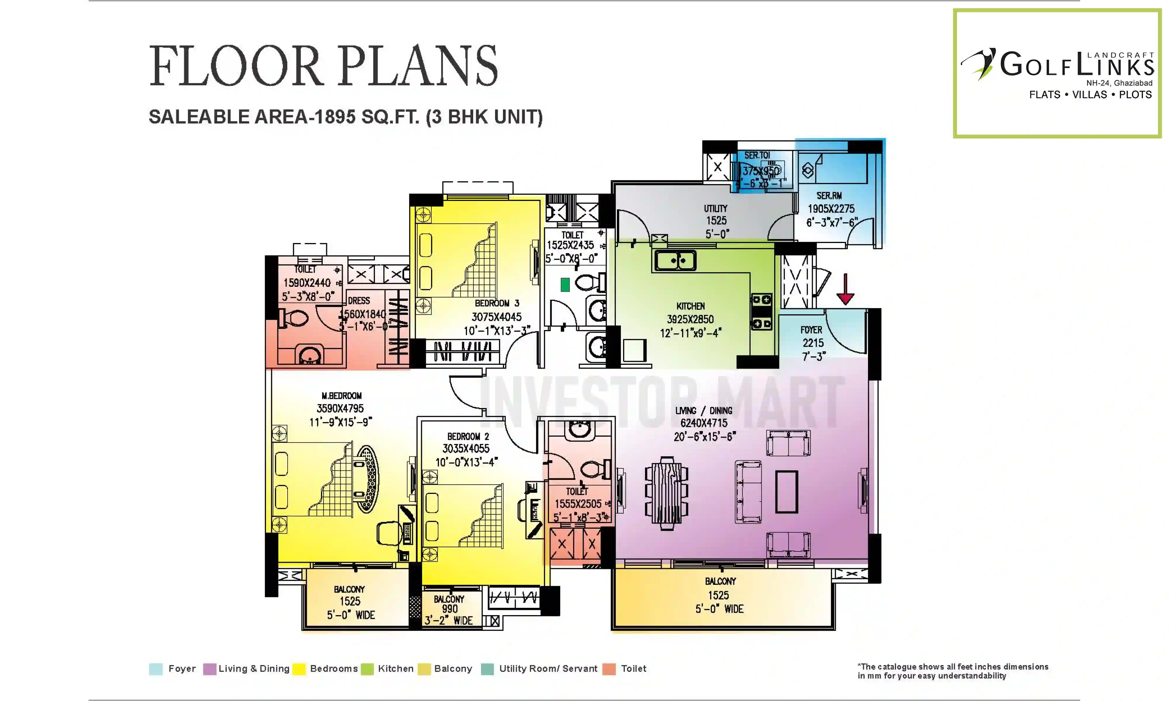 1895 Sqft