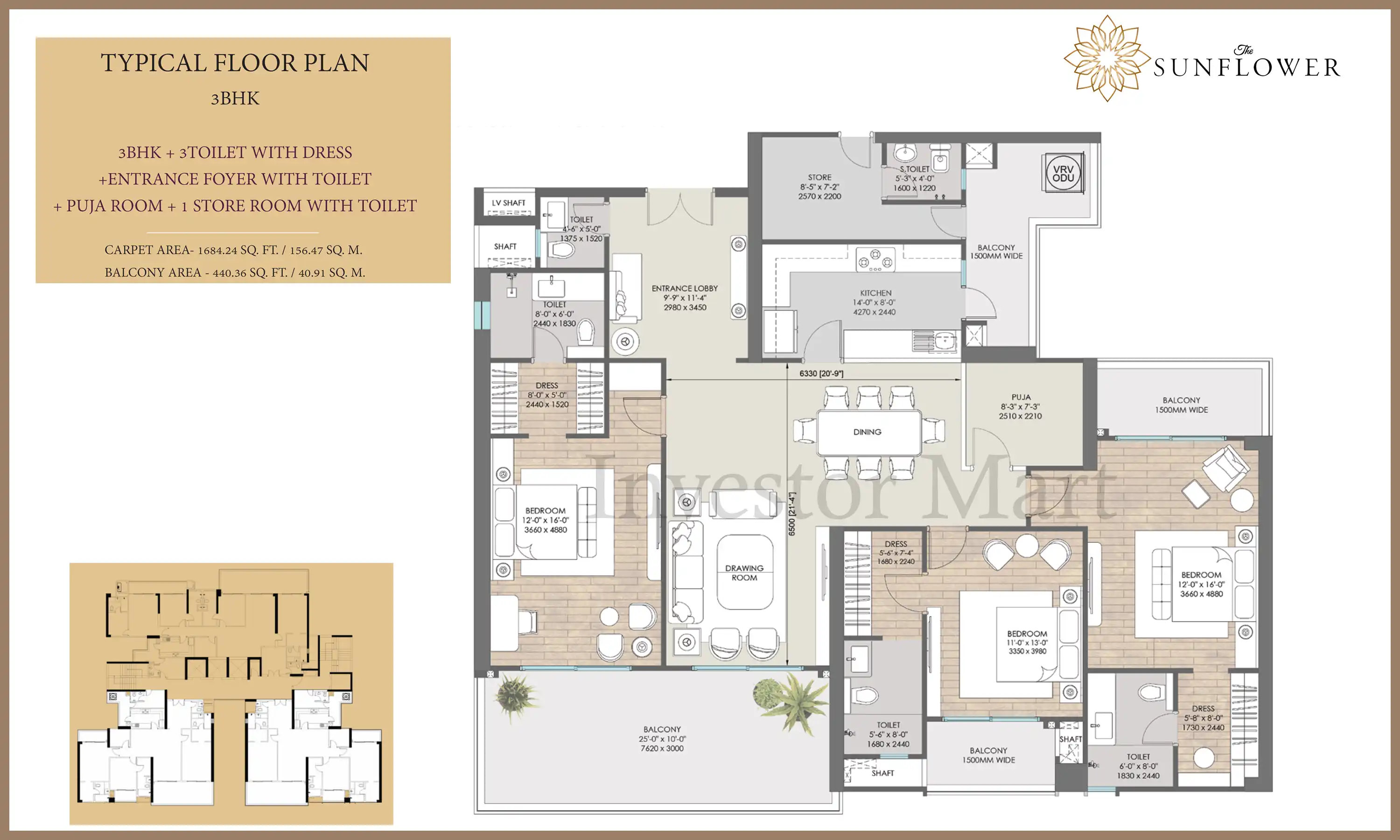 1684 Sqft