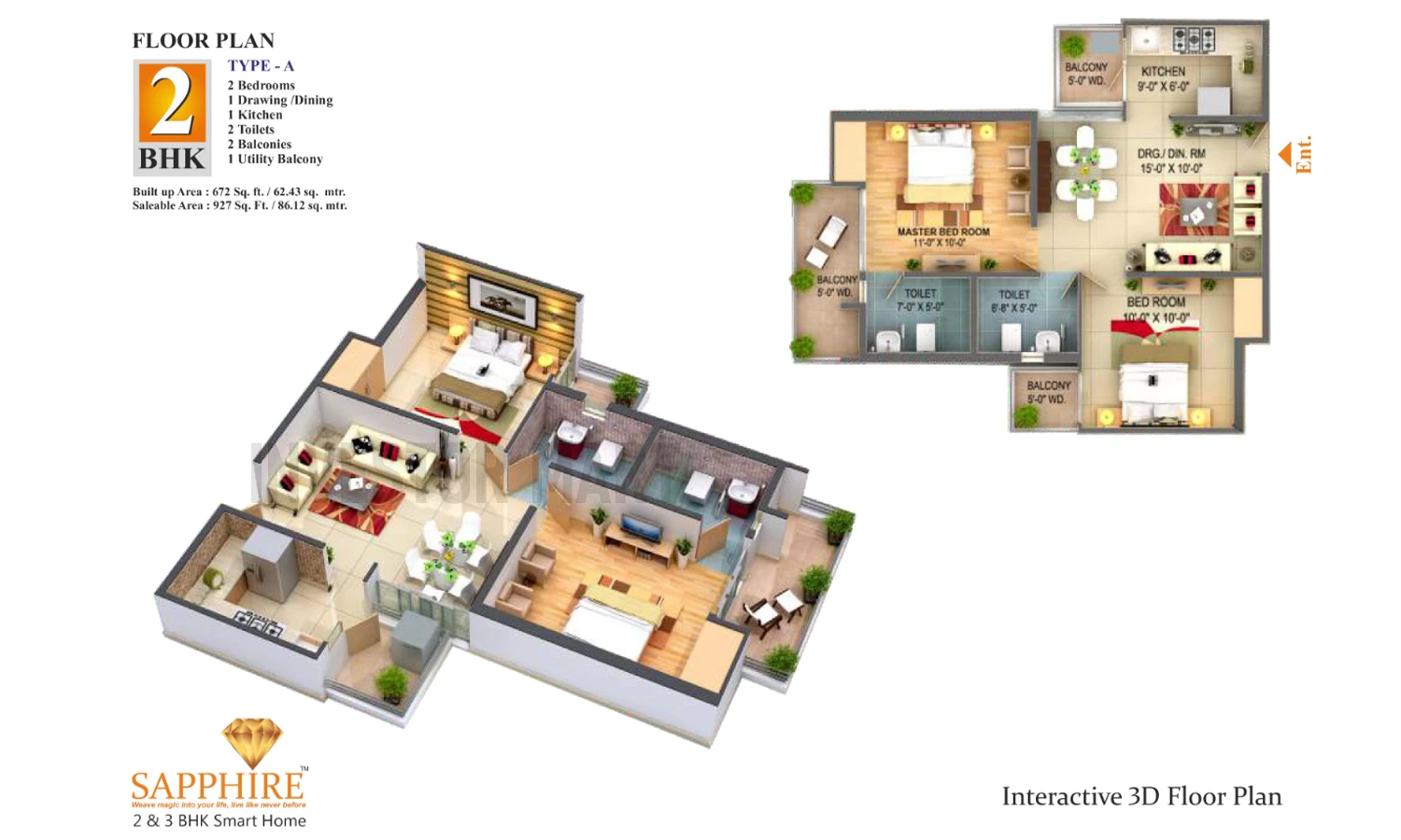 925 Sqft