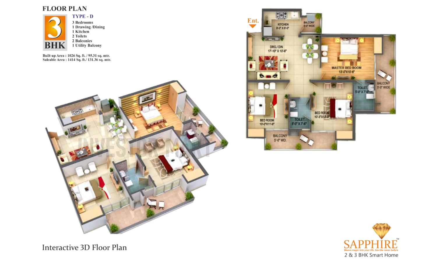 1414 Sqft