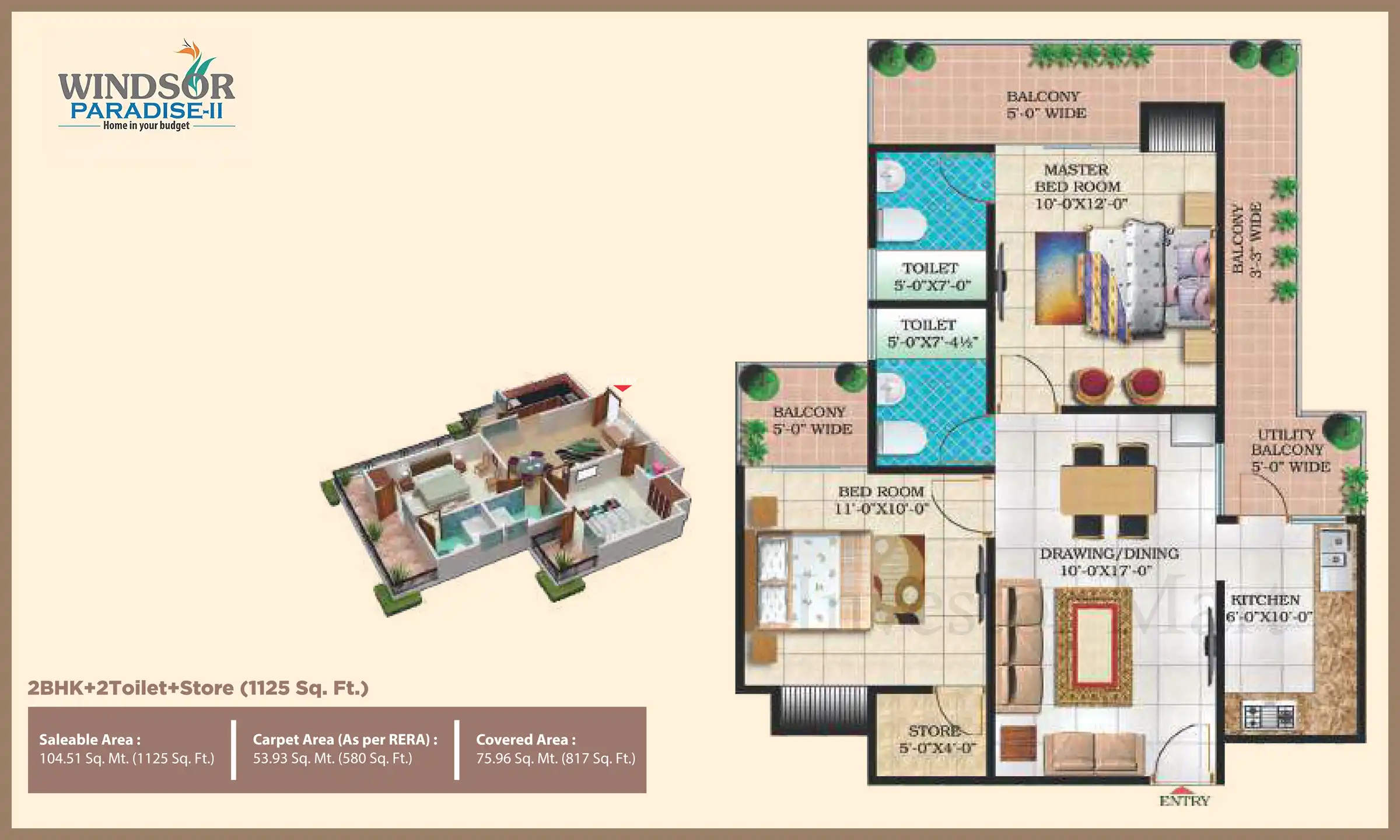 1125 Sqft