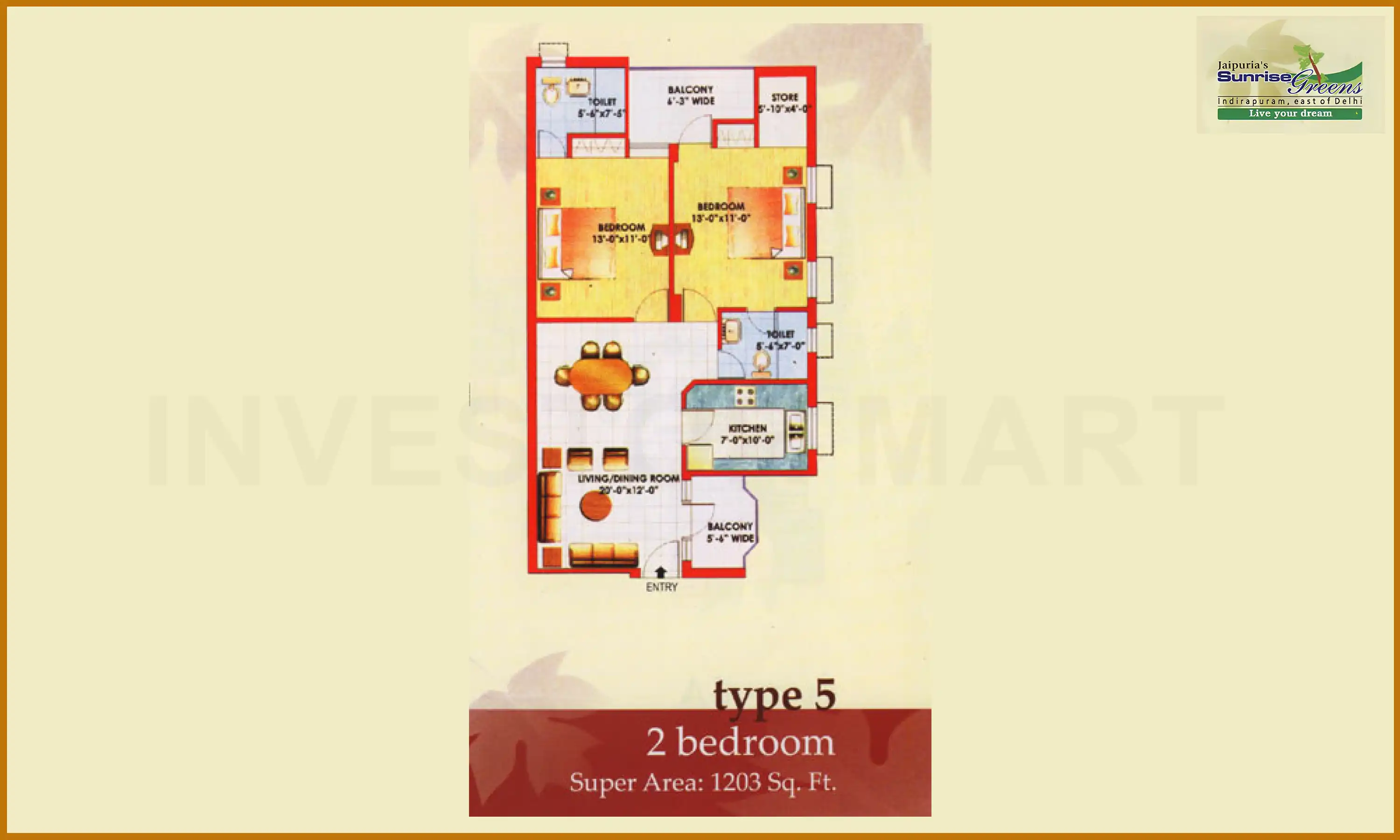 1203 Sqft