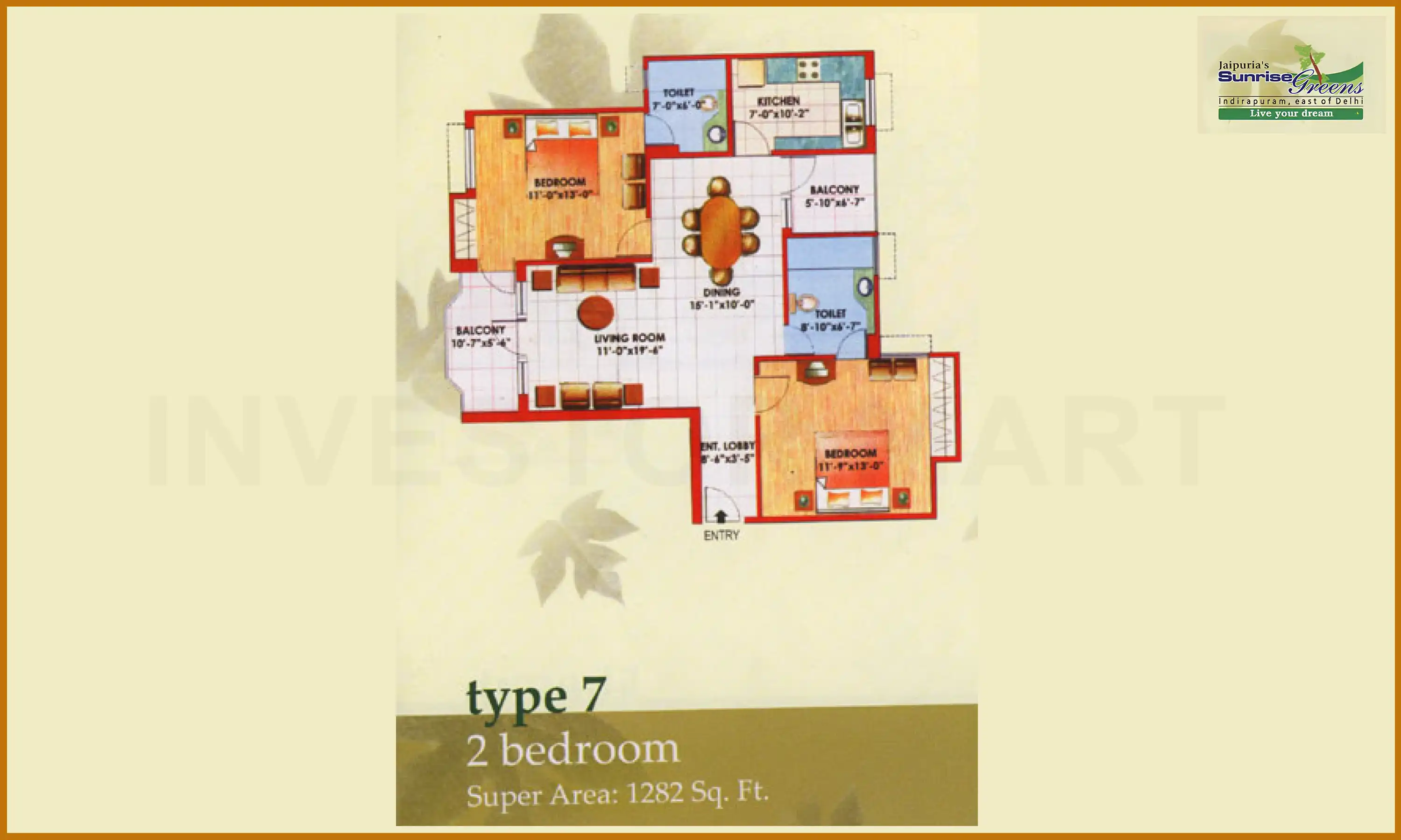 1282 Sqft