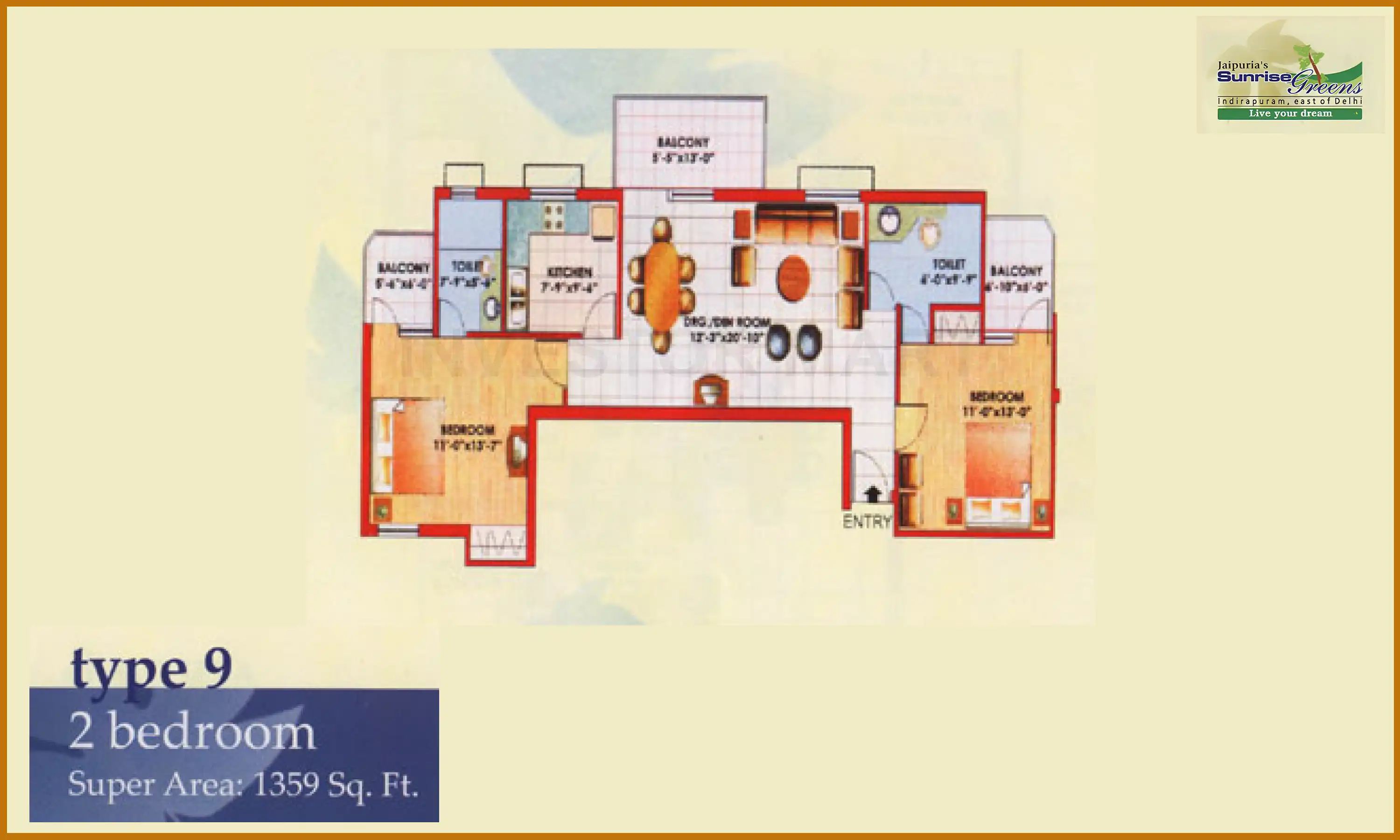1359 Sqft