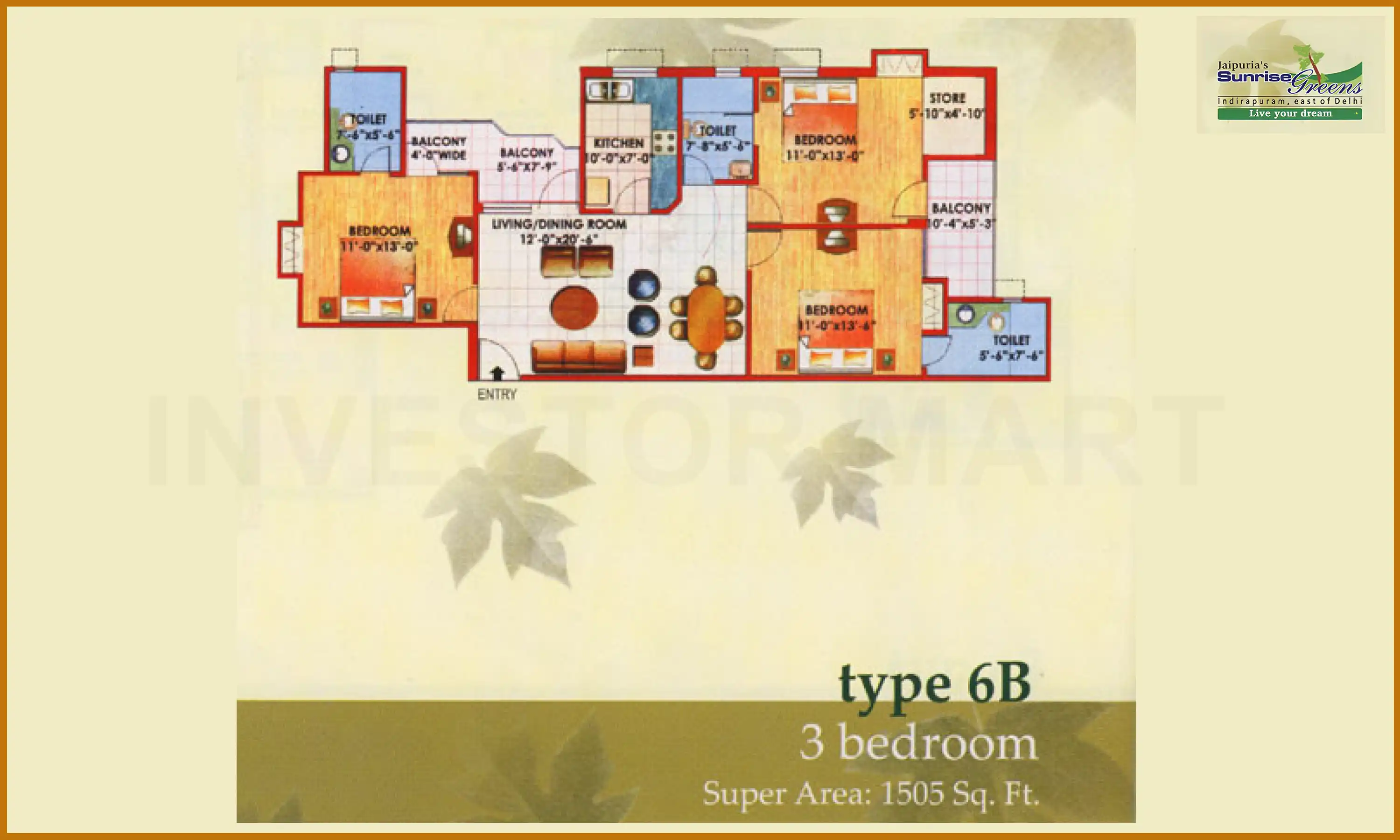 1505 Sqft