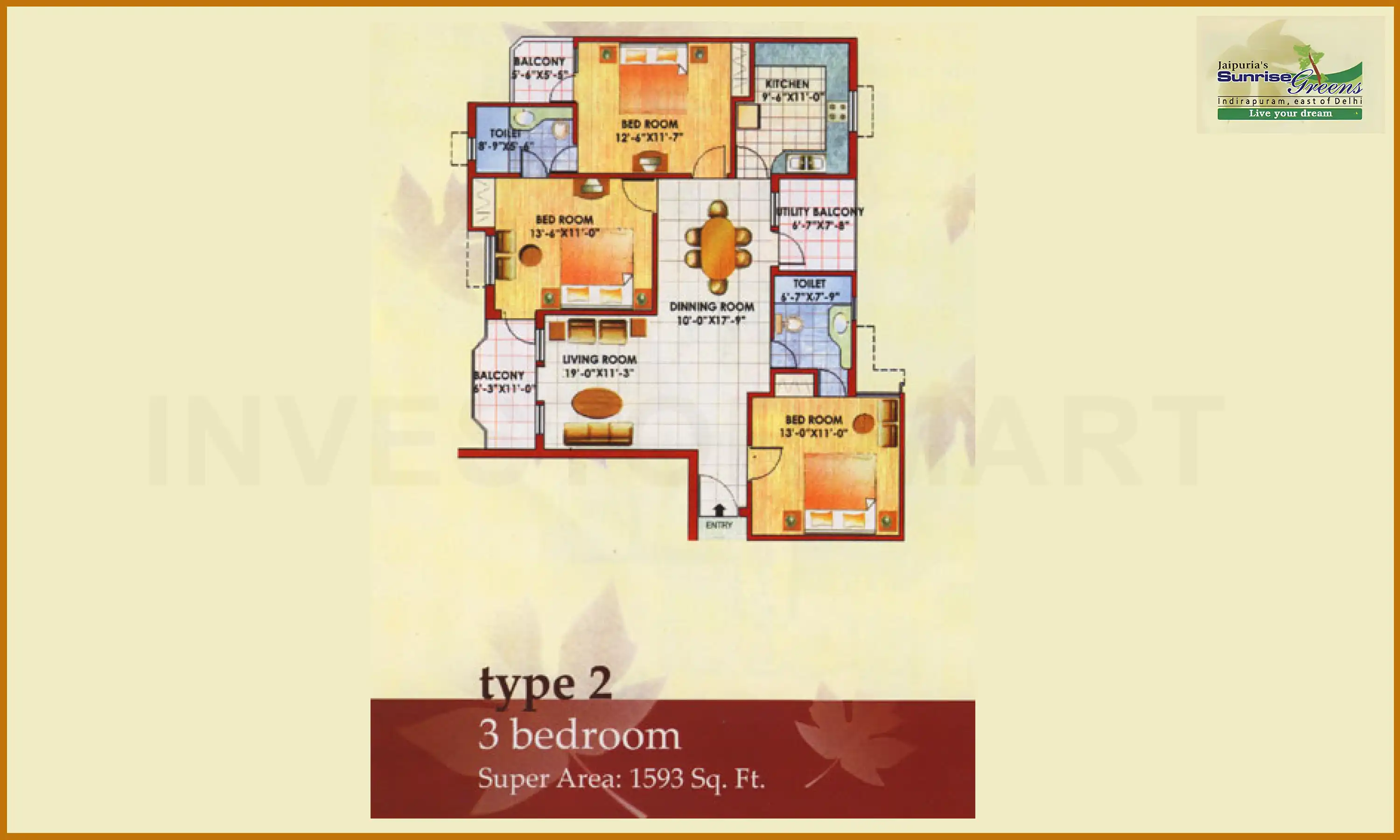 1593 Sqft