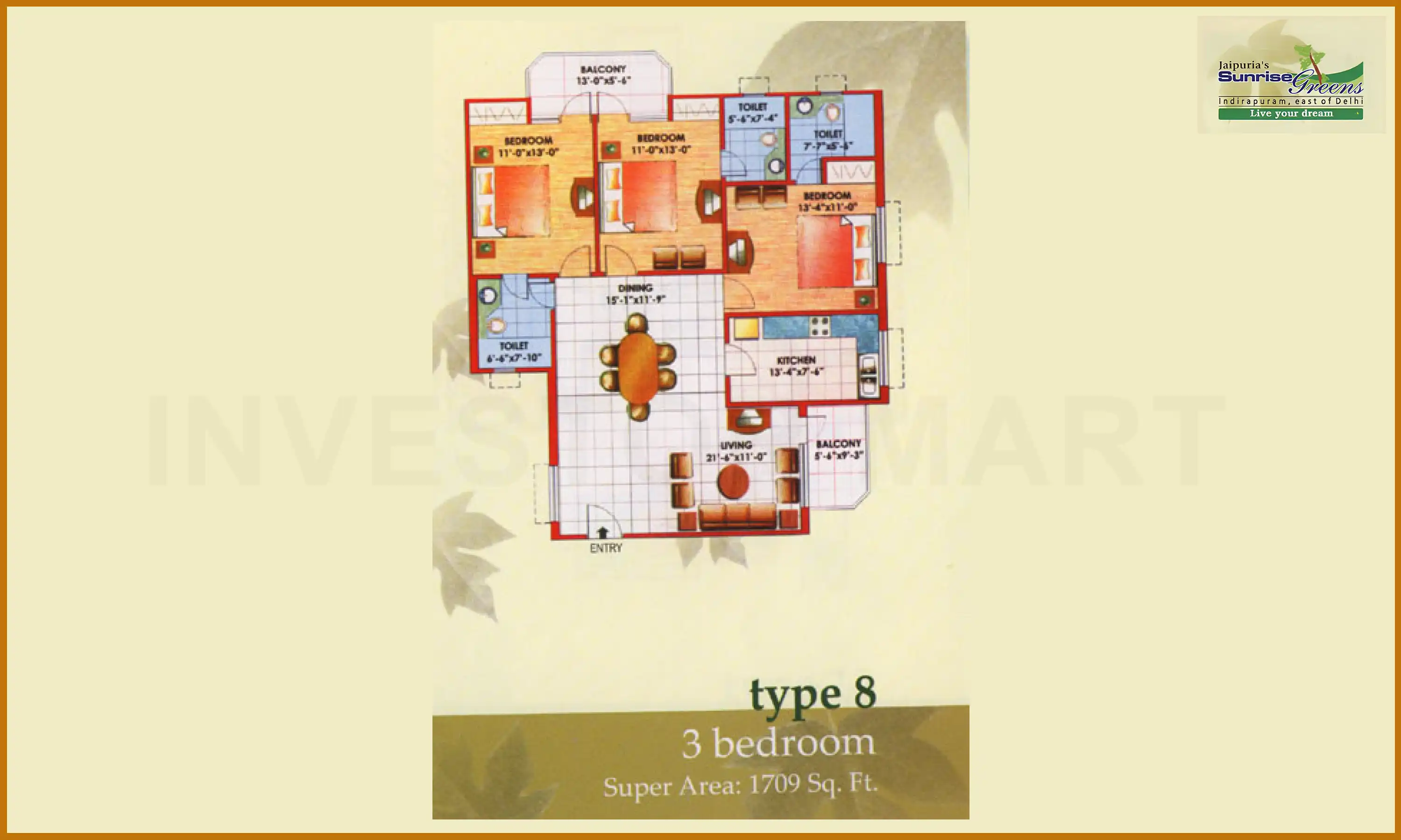 1709 Sqft