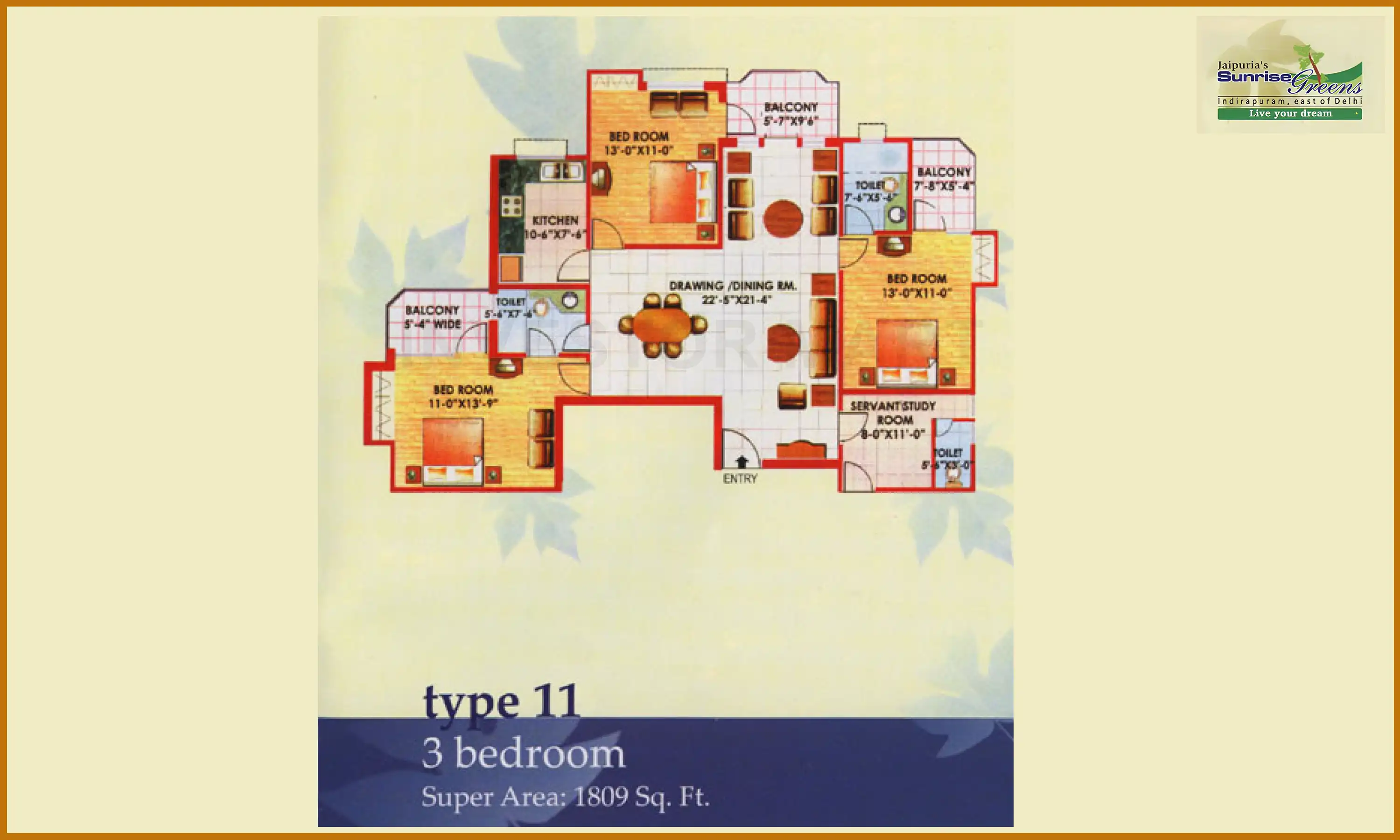 1809 Sqft