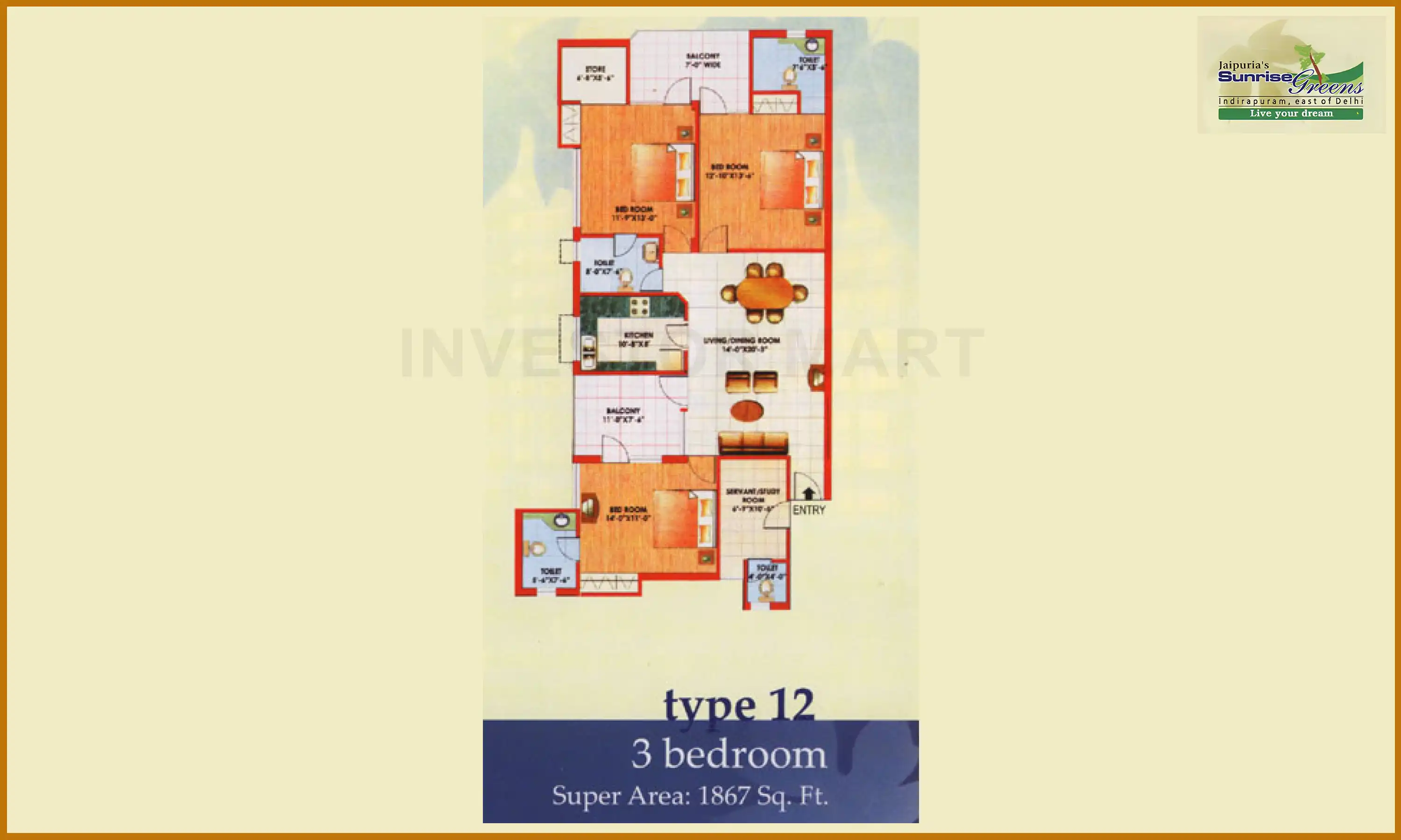 1867 Sqft