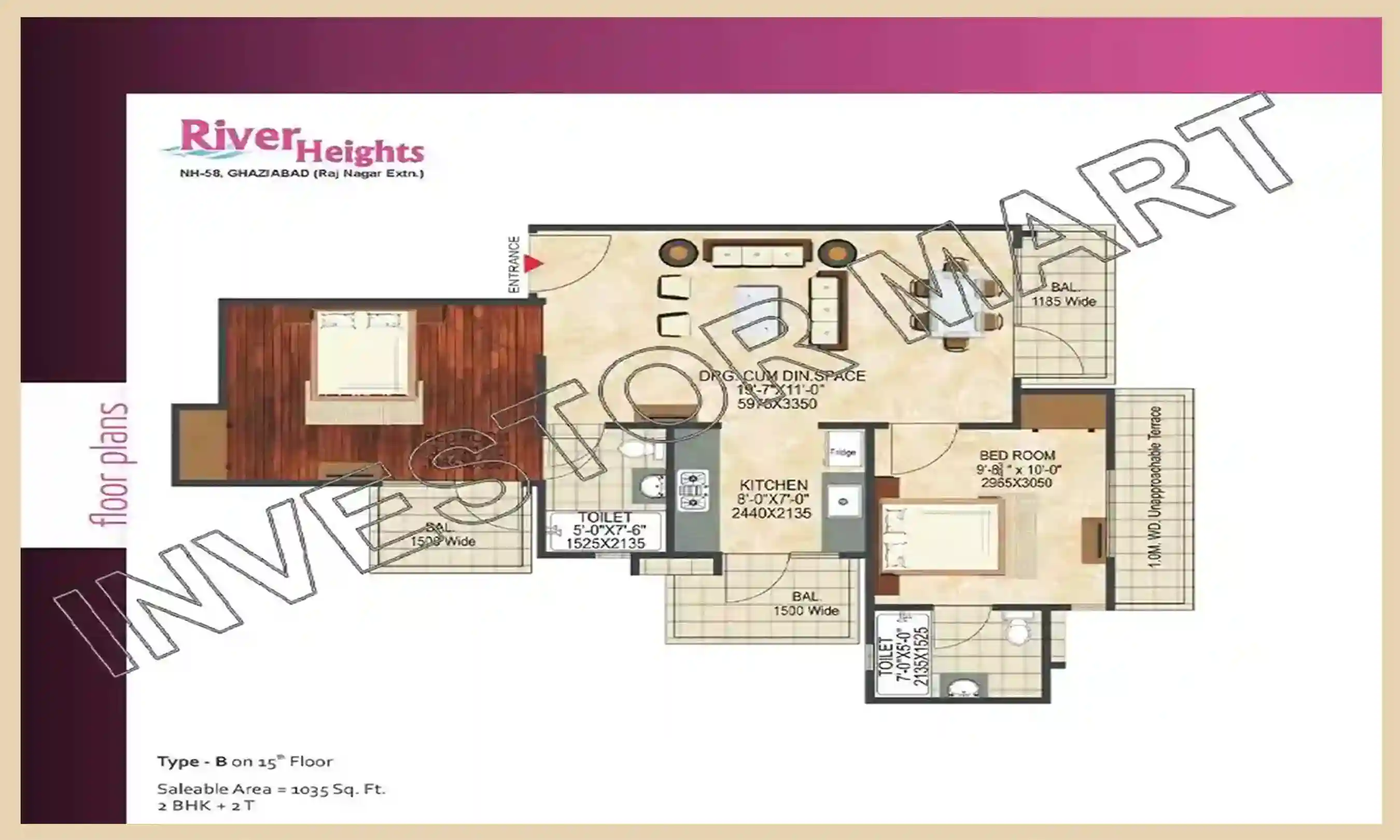 1035 Sqft