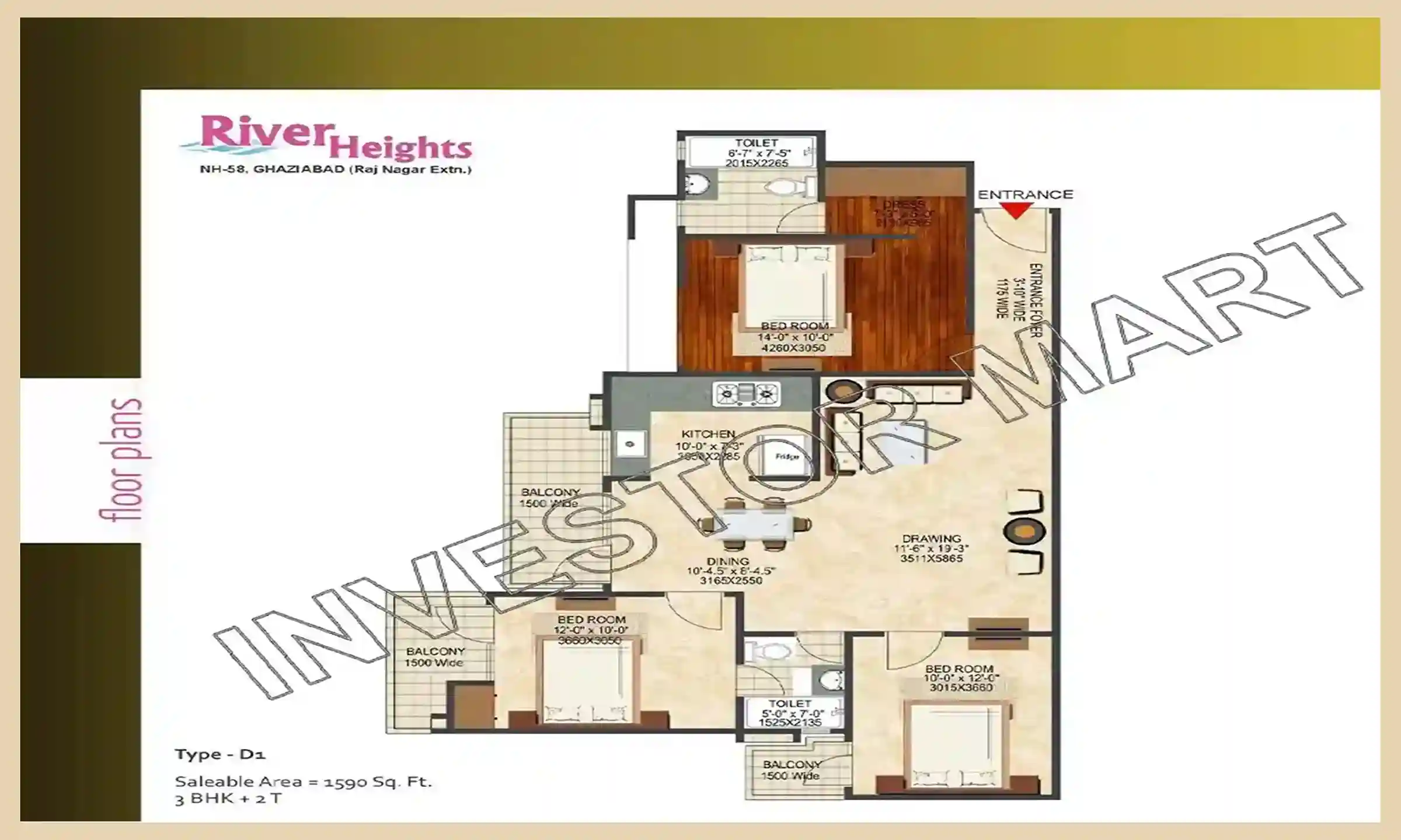 1590 Sqft