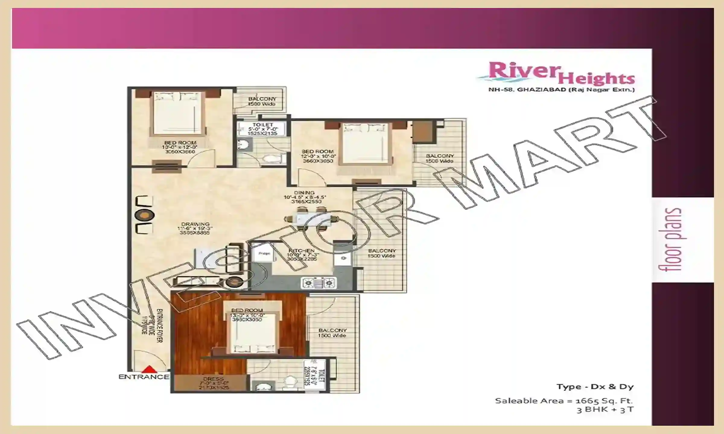 1665 Sqft