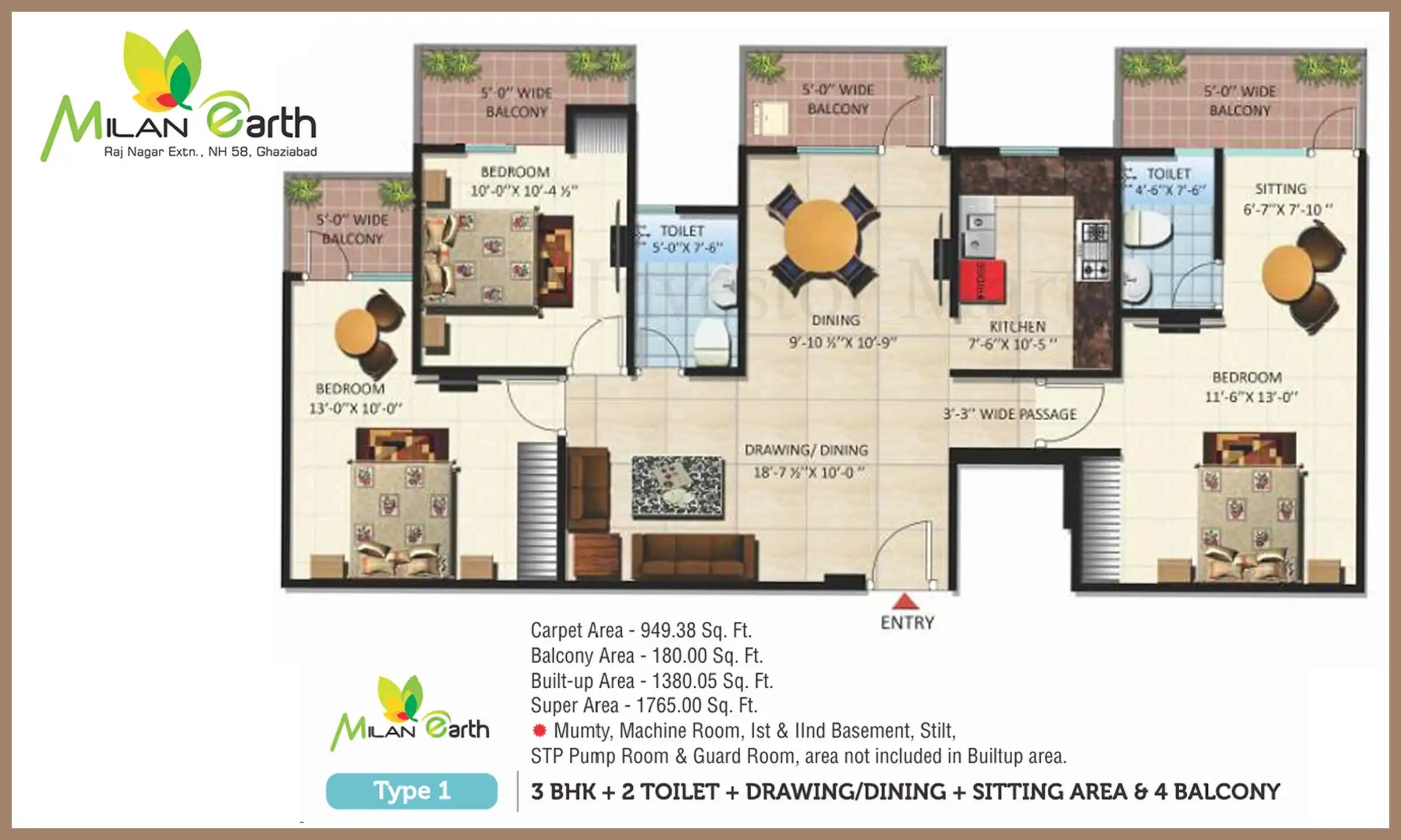1765 Sqft