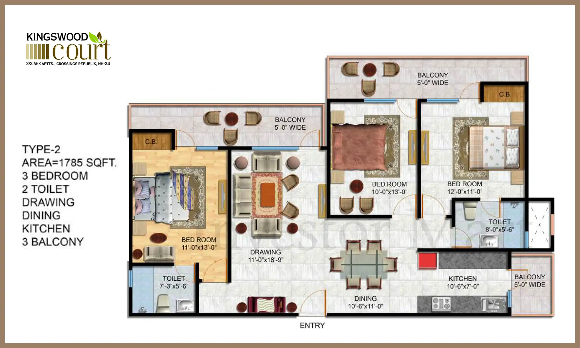 1785 Sqft