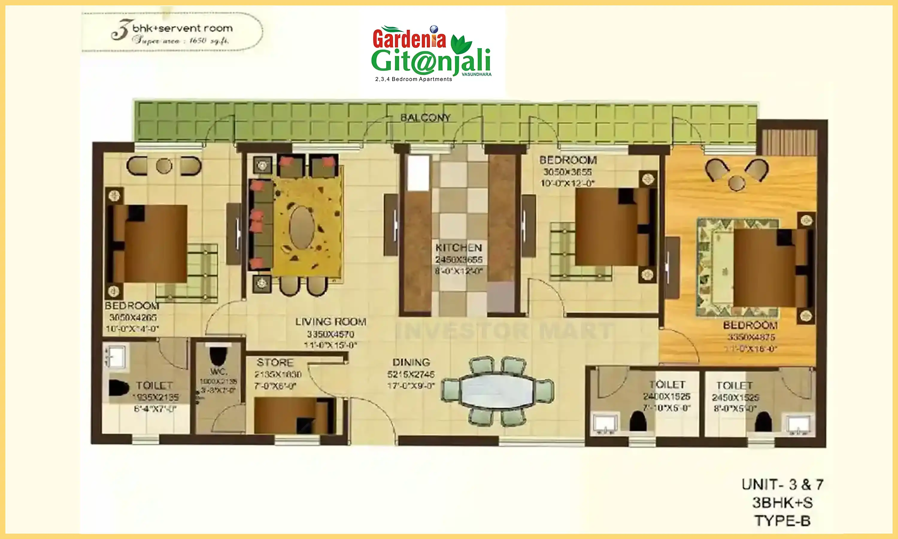 1650 Sqft