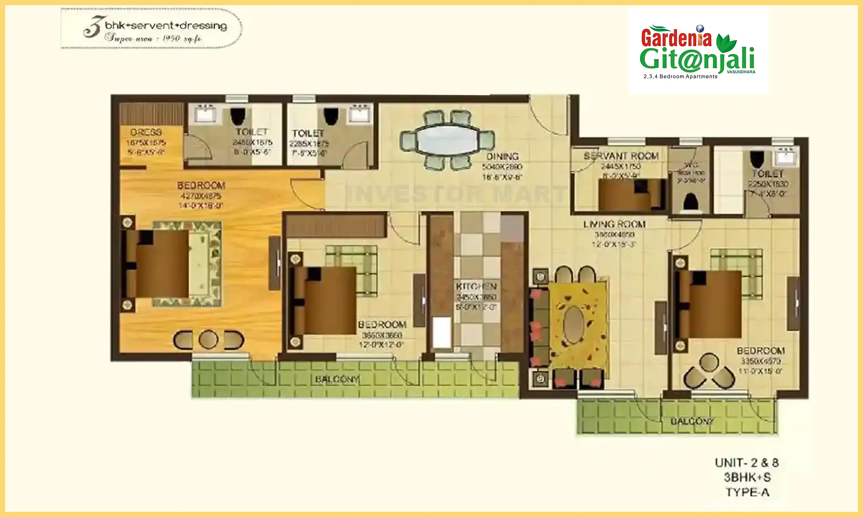 1950 Sqft