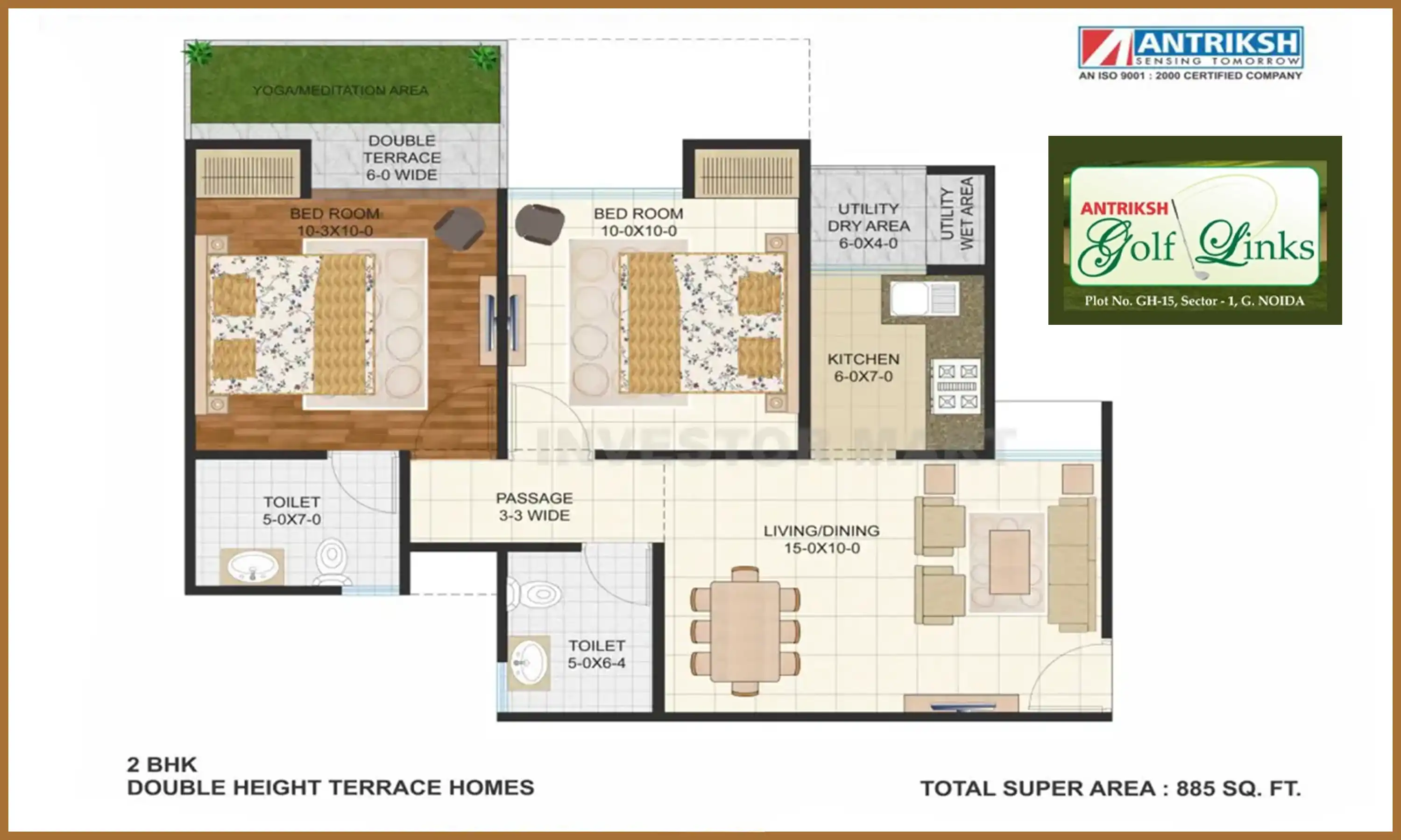 885 Sqft