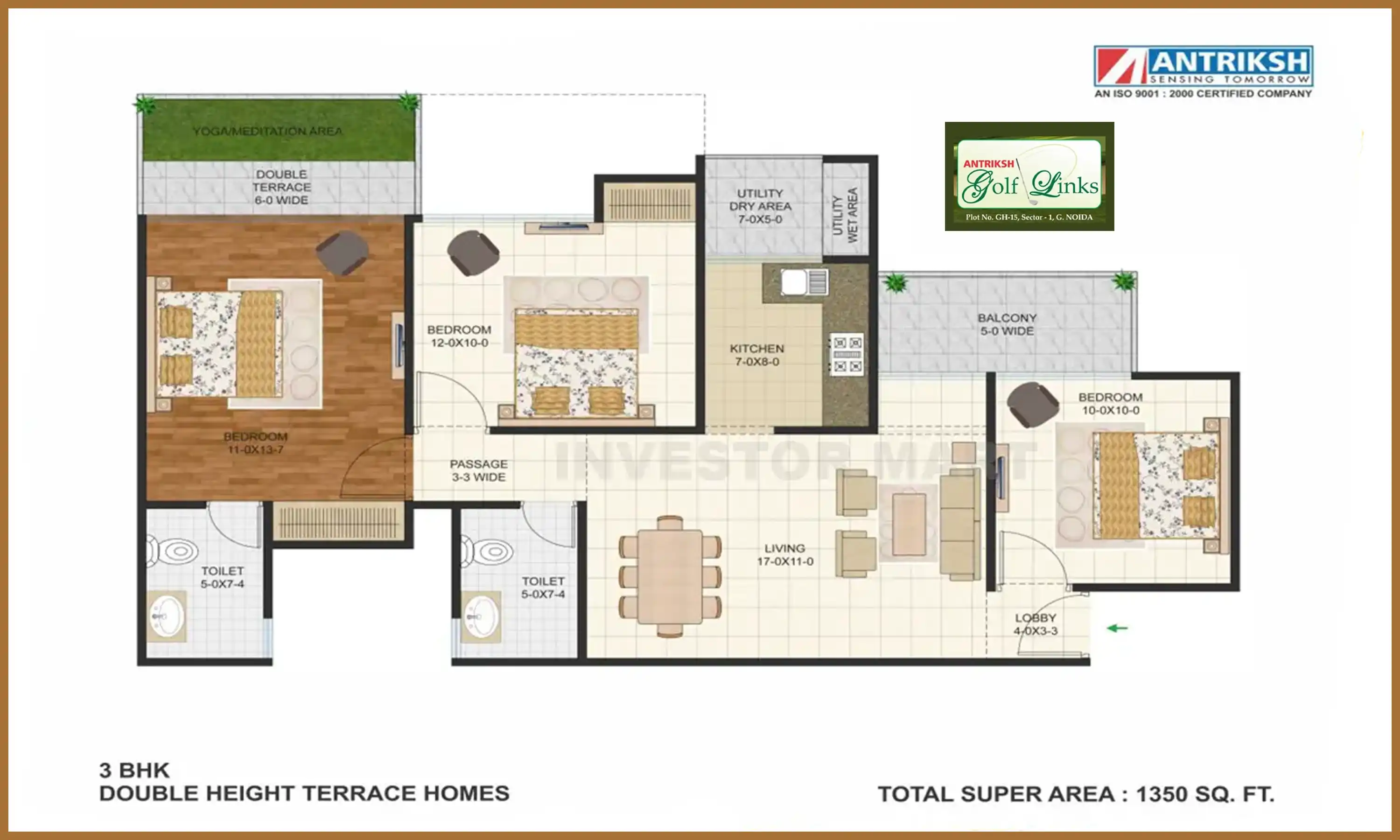 1350 Sqft