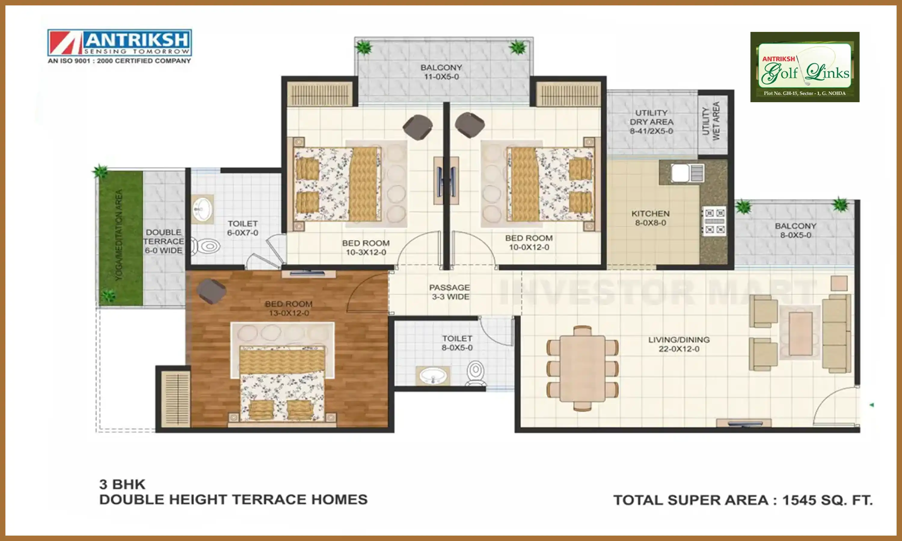 1545 Sqft
