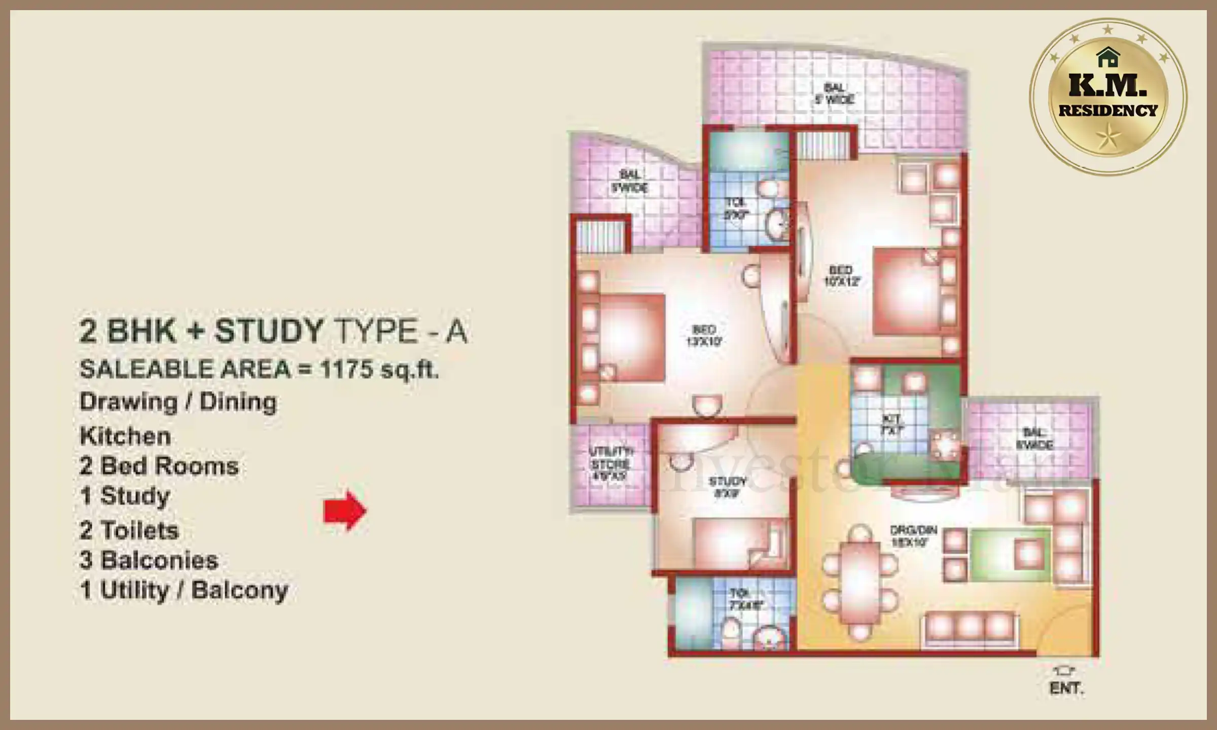 1175 Sqft
