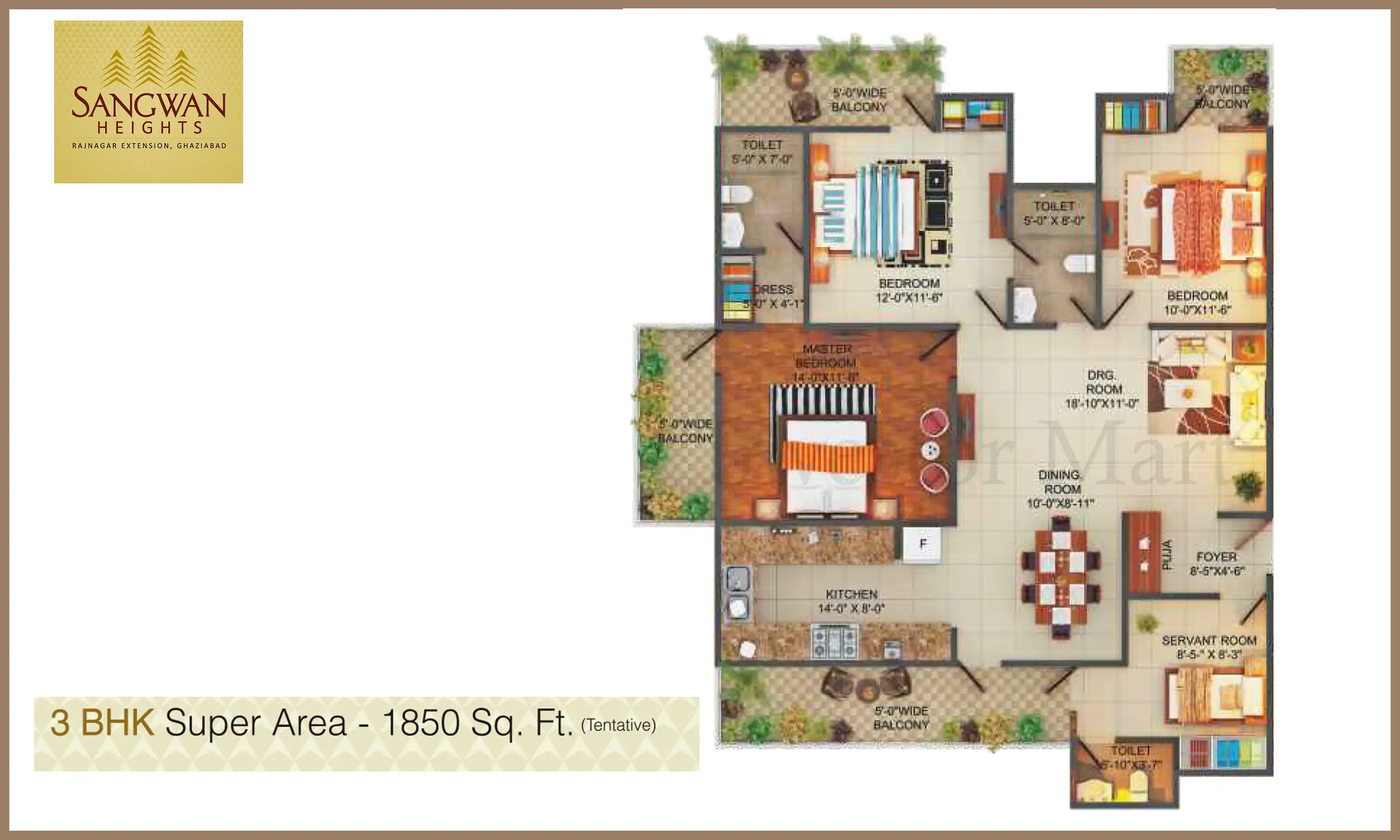 1850 Sqft