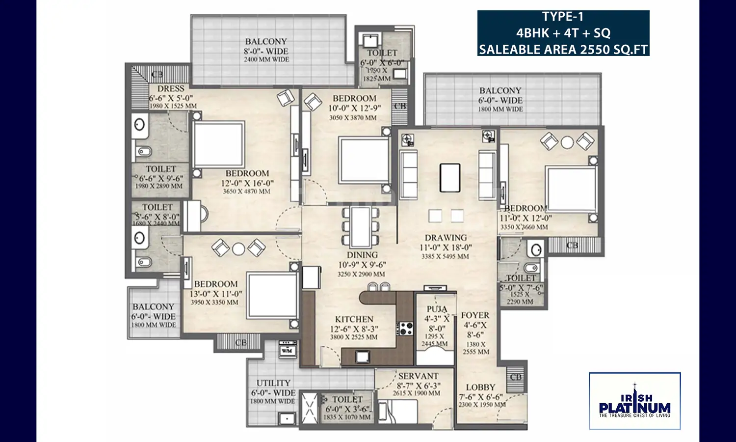 2550 Sqft