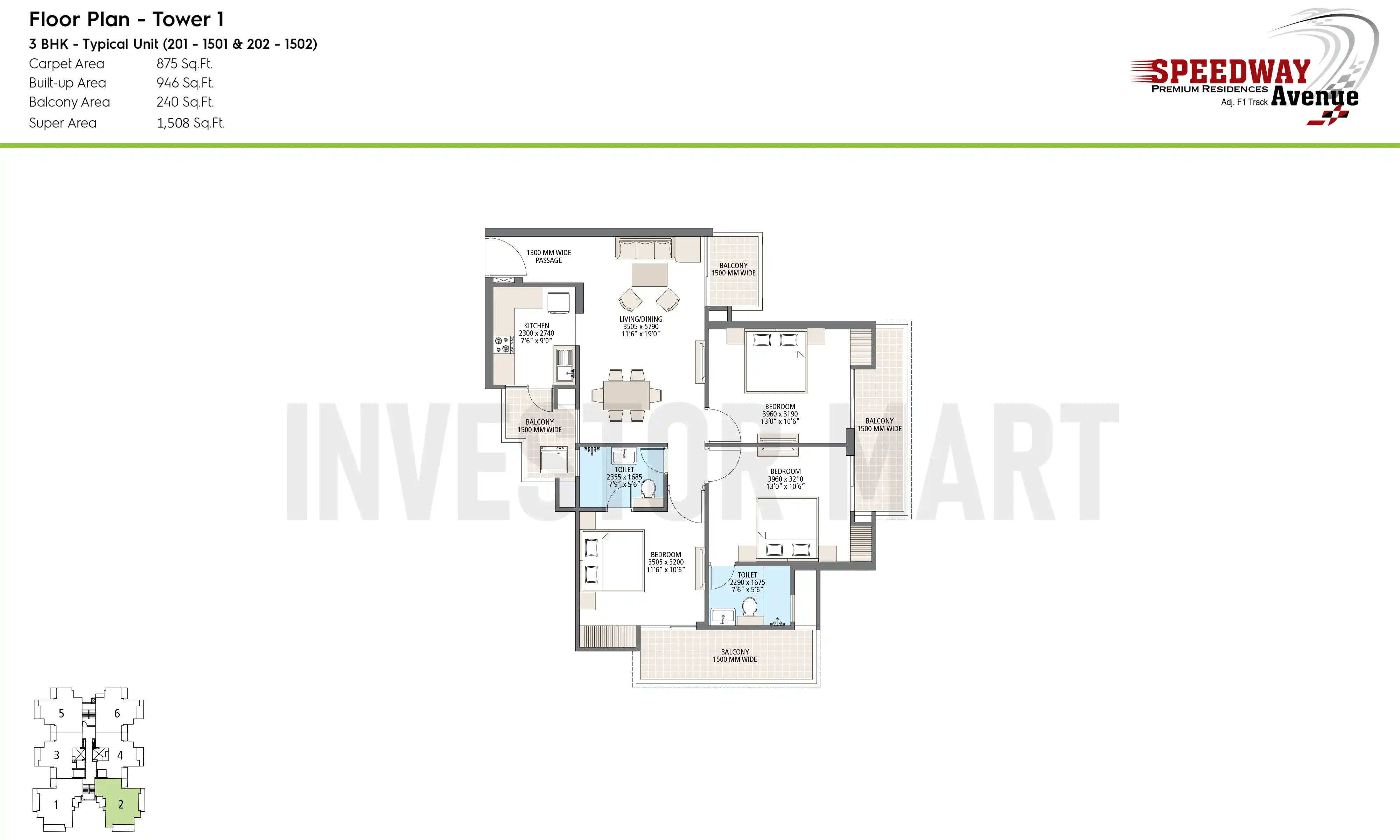 1508 Sqft