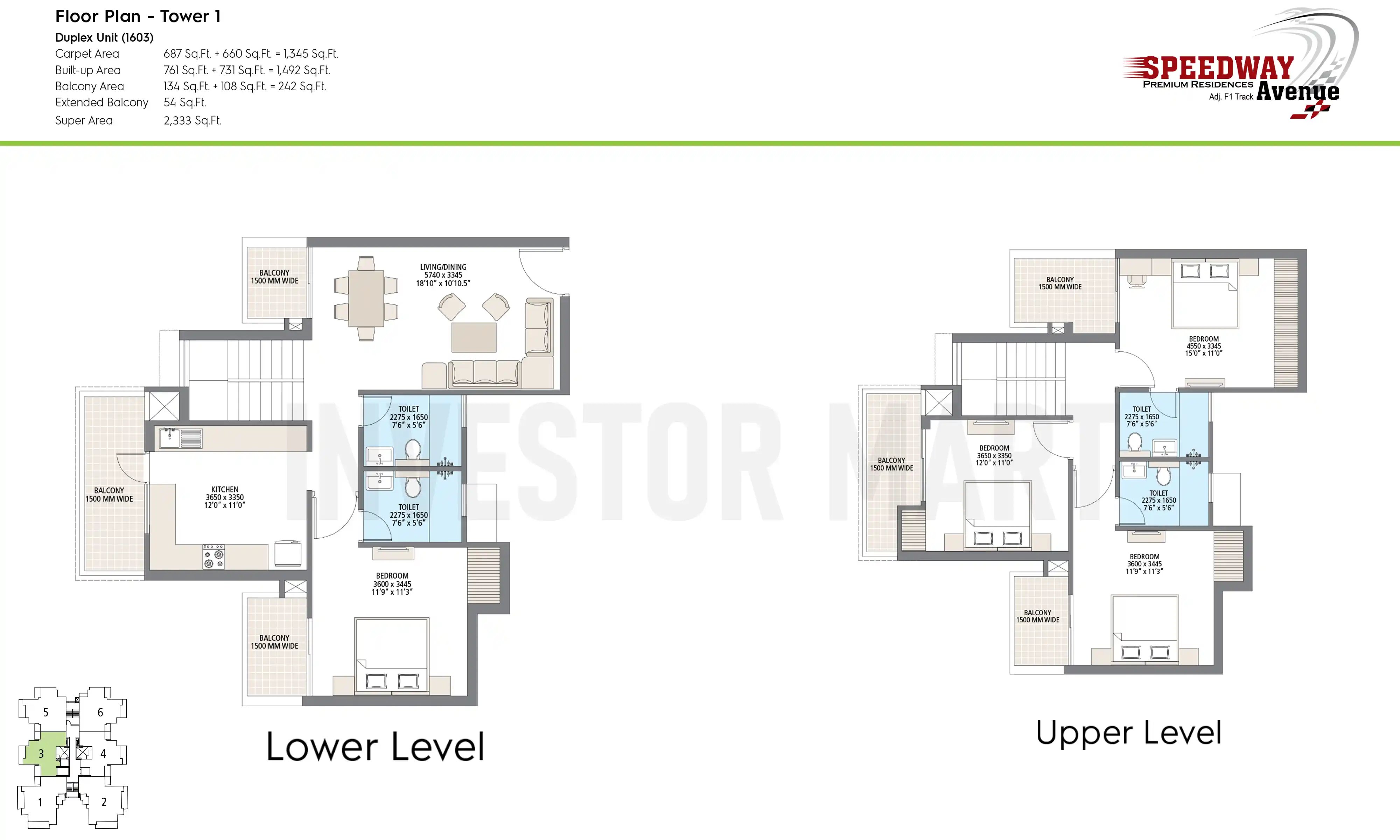 2333 Sqft