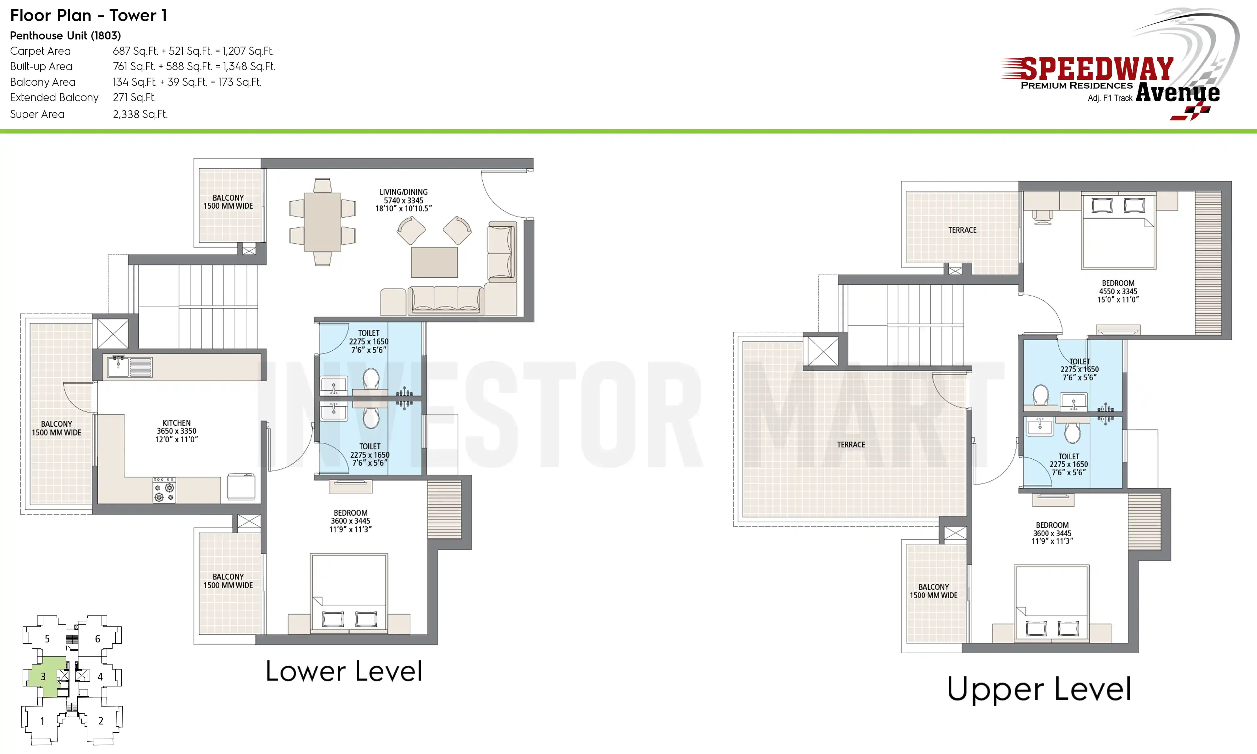 2338 Sqft