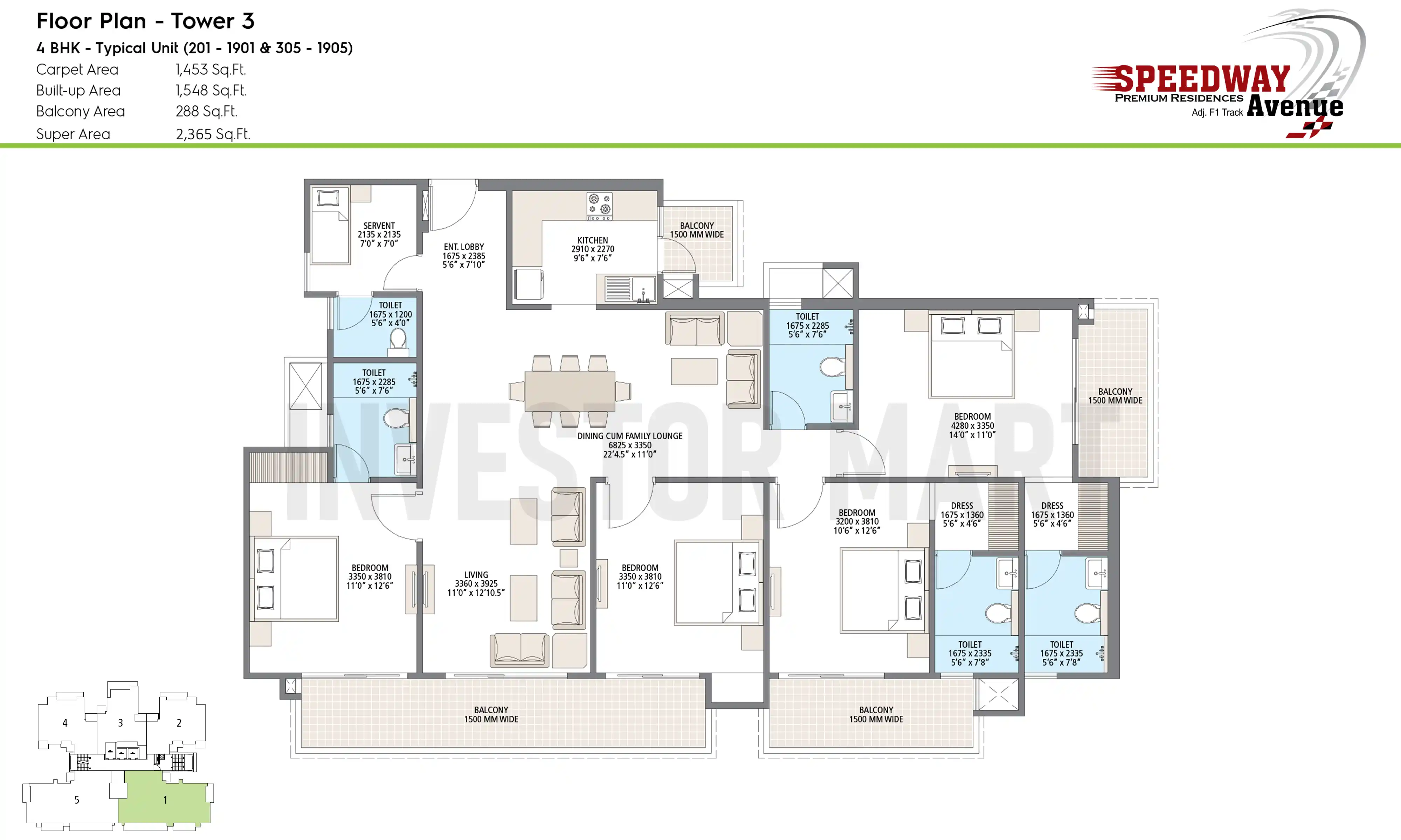 2365 Sqft
