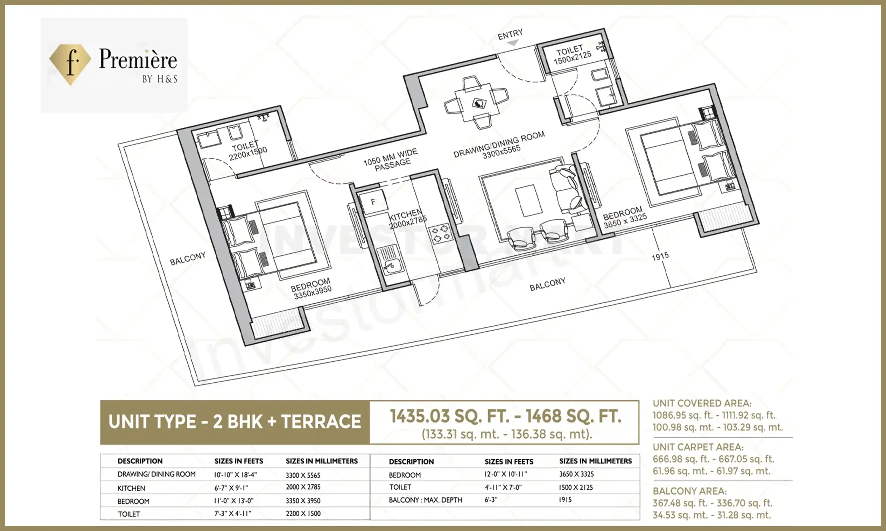 1435 Sqft