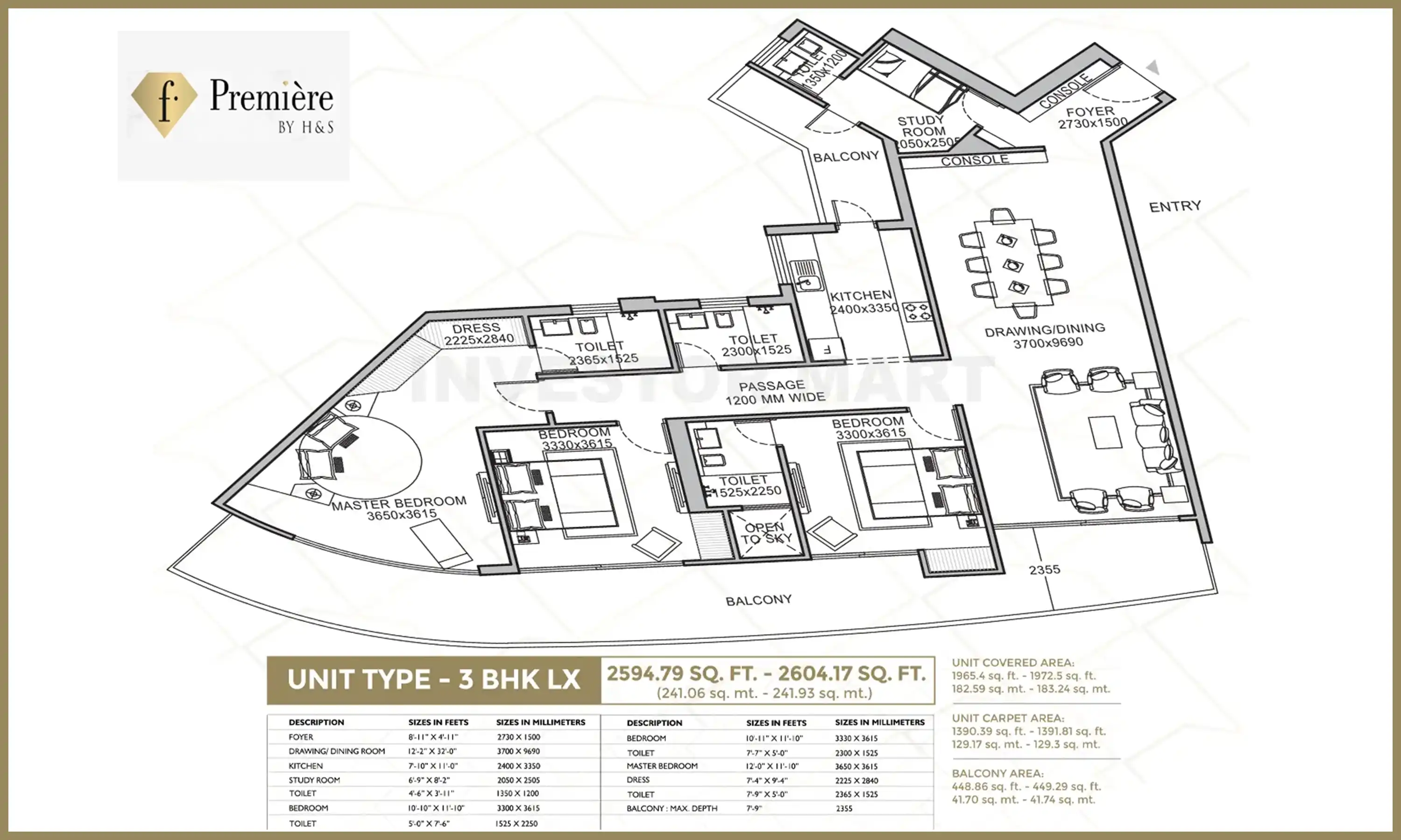 2594 Sqft